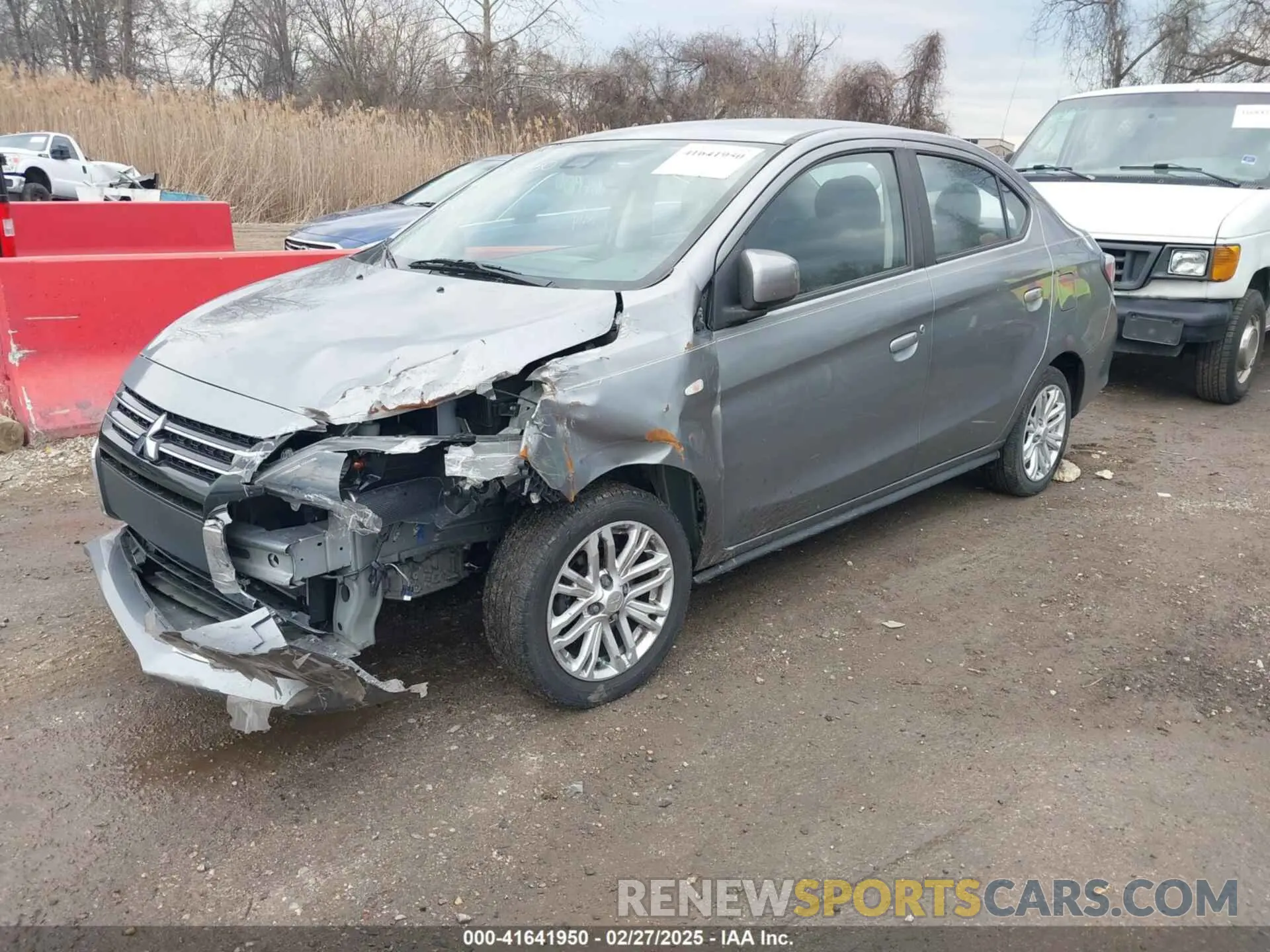 2 Photograph of a damaged car ML32FUFJ0MHF01708 MITSUBISHI MIRAGE G4 2021