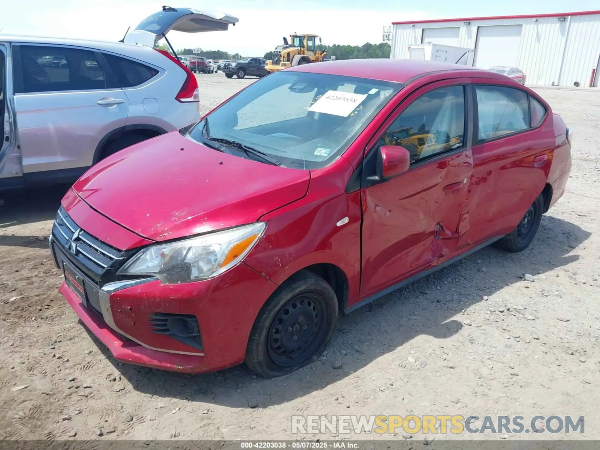 2 Photograph of a damaged car ML32FUFJ1MHF00762 MITSUBISHI MIRAGE G4 2021