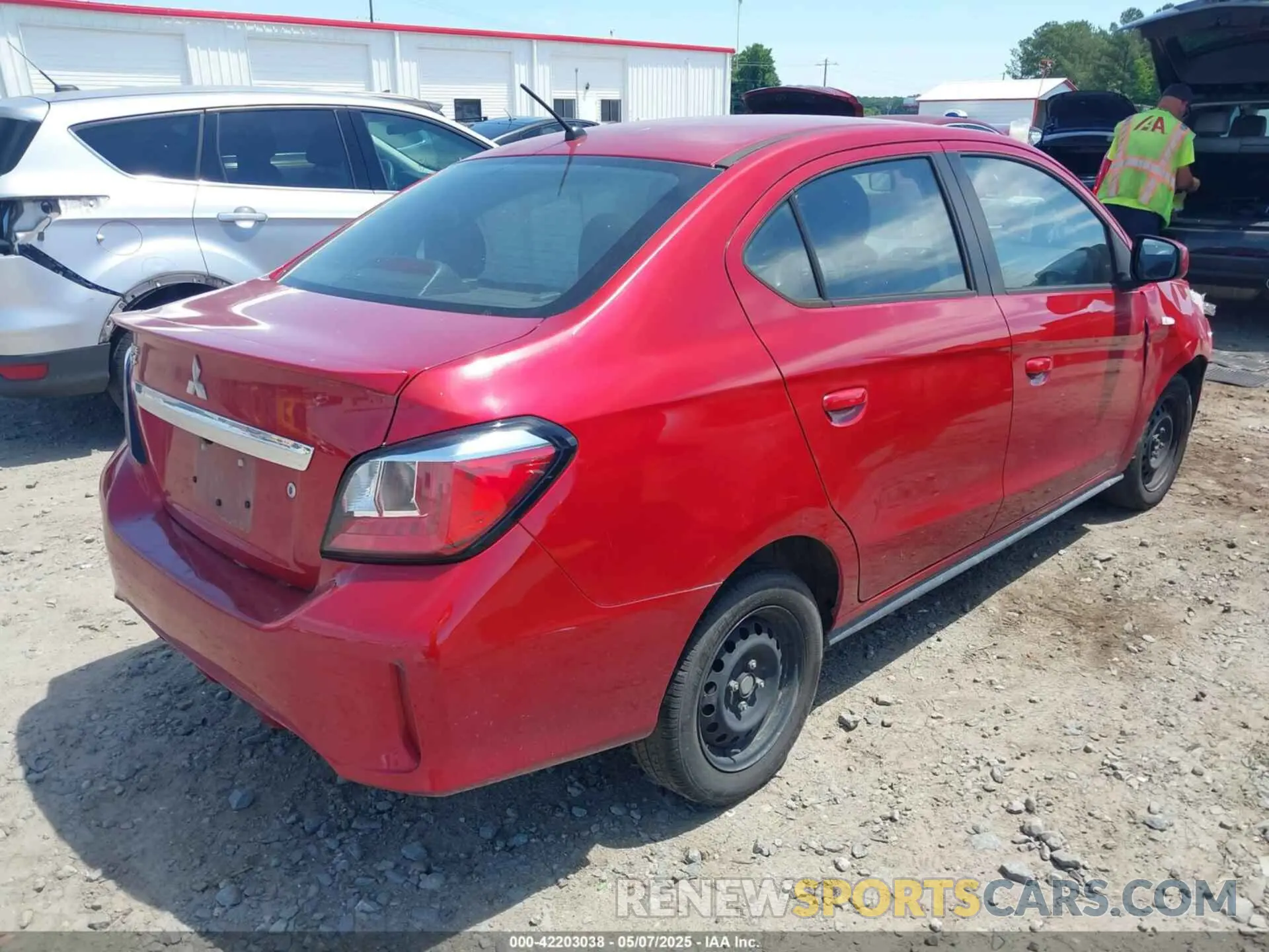 4 Photograph of a damaged car ML32FUFJ1MHF00762 MITSUBISHI MIRAGE G4 2021