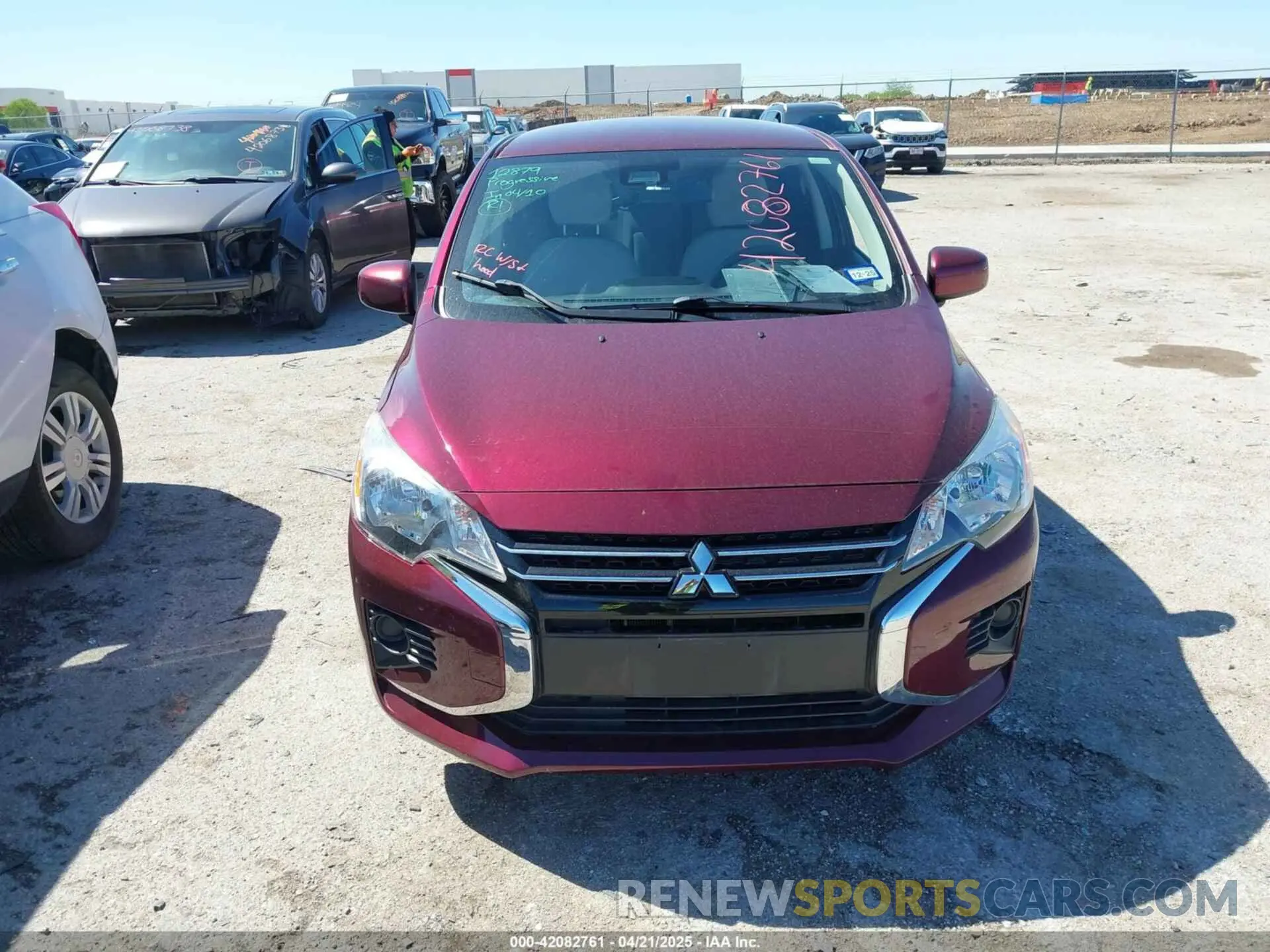 12 Фотография поврежденного автомобиля ML32FUFJ1MHF01300 MITSUBISHI MIRAGE G4 2021