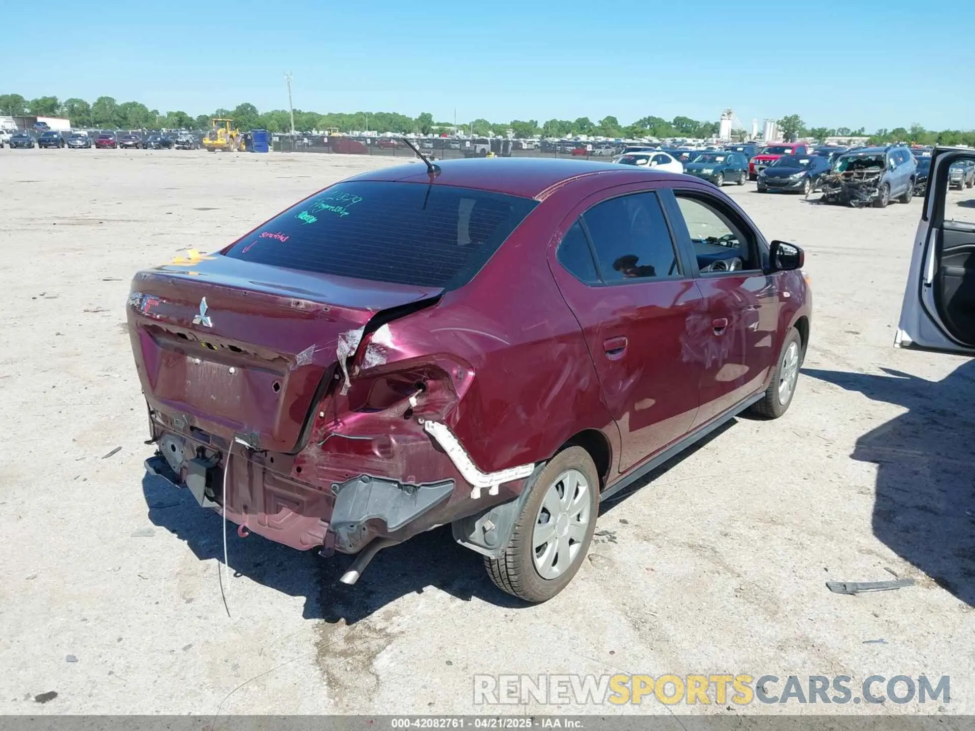 4 Фотография поврежденного автомобиля ML32FUFJ1MHF01300 MITSUBISHI MIRAGE G4 2021