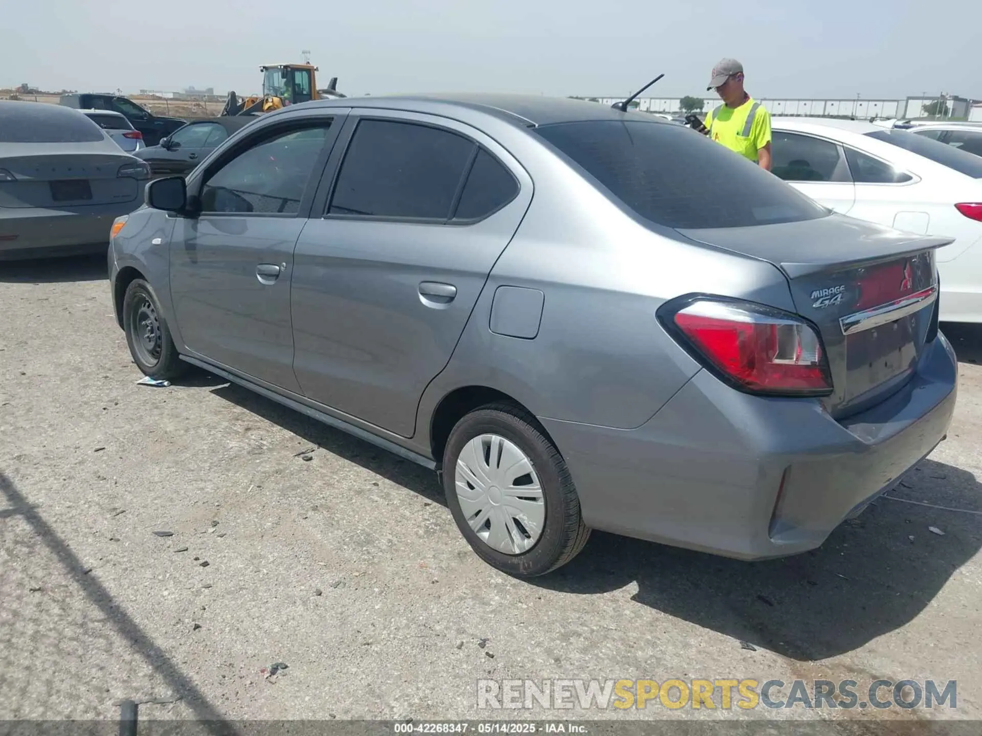 3 Photograph of a damaged car ML32FUFJ2MHF02021 MITSUBISHI MIRAGE G4 2021