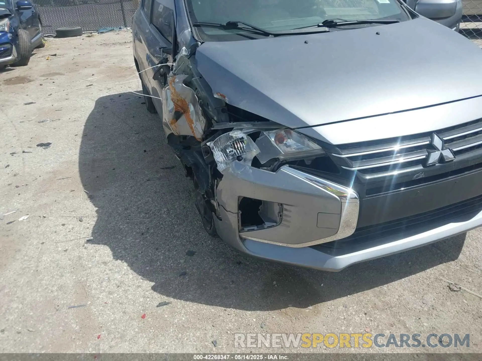 6 Photograph of a damaged car ML32FUFJ2MHF02021 MITSUBISHI MIRAGE G4 2021