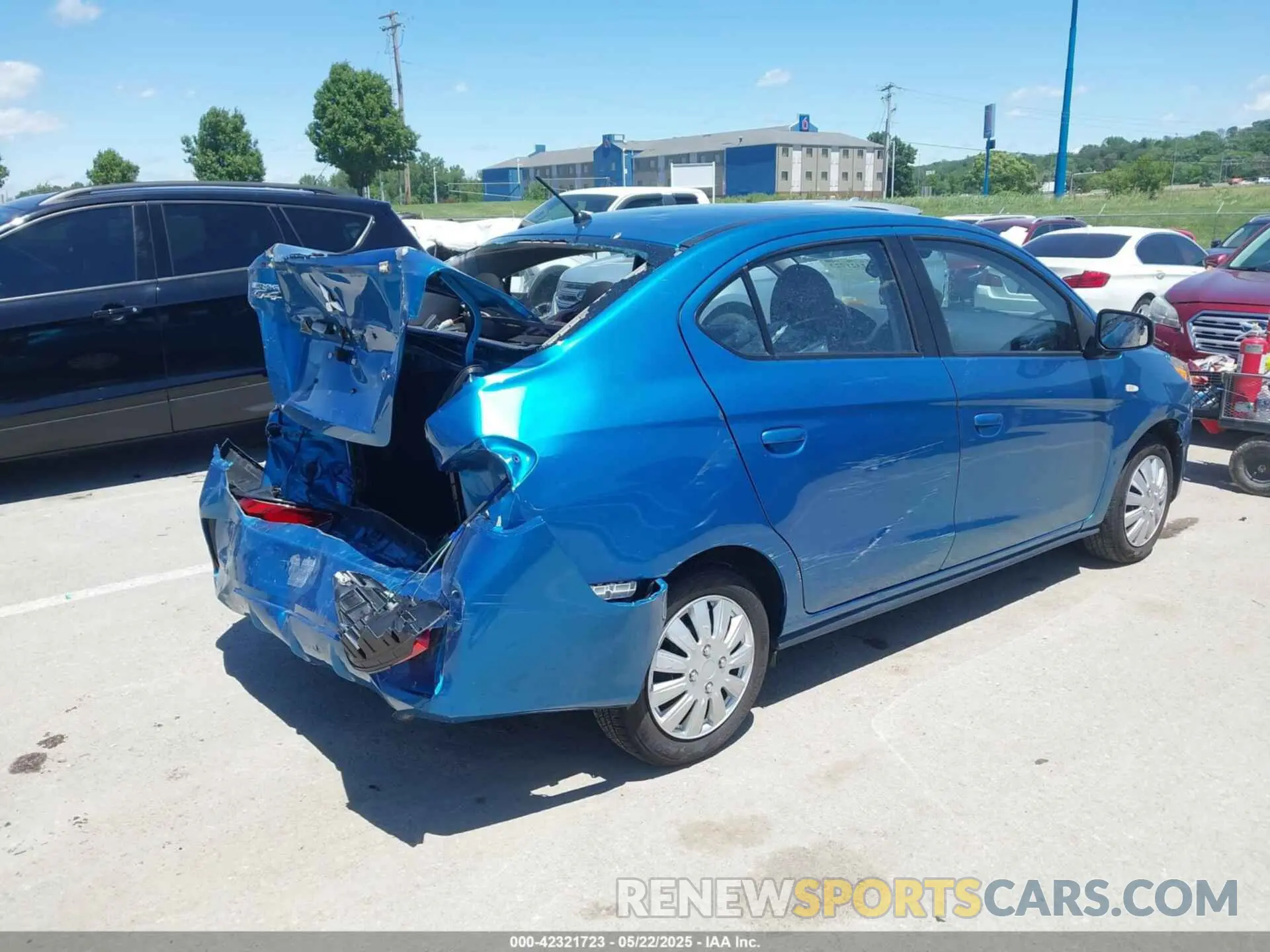 4 Photograph of a damaged car ML32FUFJ4MHF05602 MITSUBISHI MIRAGE G4 2021