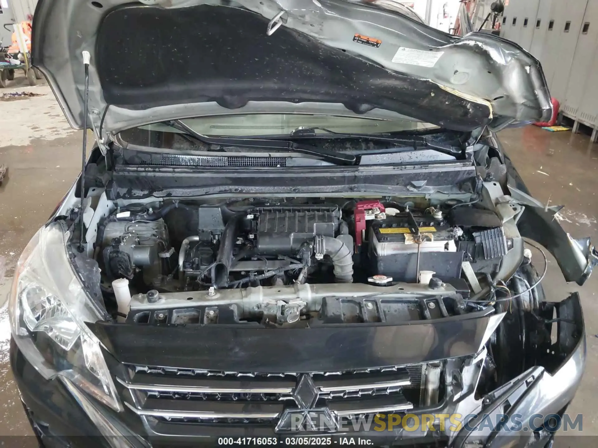 10 Photograph of a damaged car ML32FUFJ8MHF05411 MITSUBISHI MIRAGE G4 2021