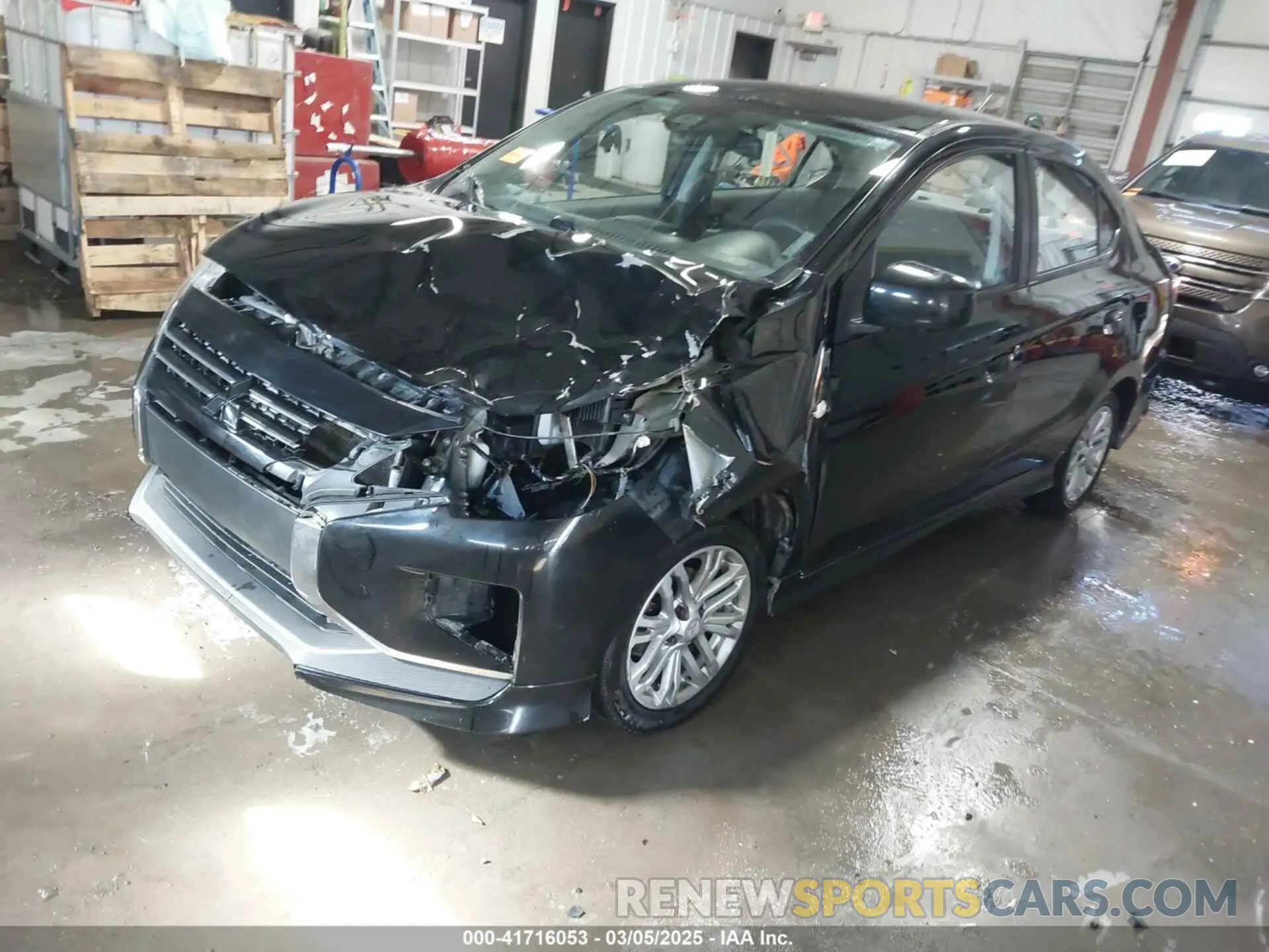 2 Photograph of a damaged car ML32FUFJ8MHF05411 MITSUBISHI MIRAGE G4 2021