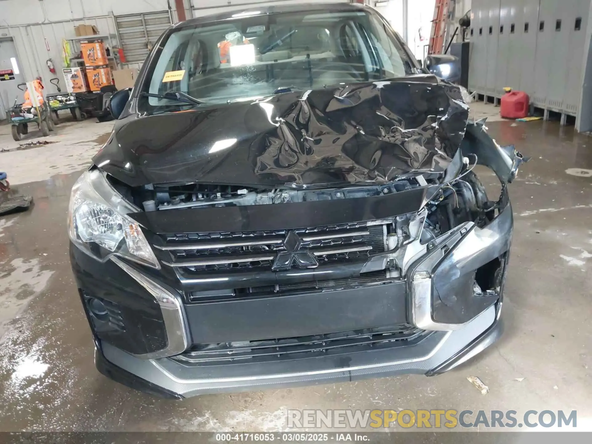 6 Photograph of a damaged car ML32FUFJ8MHF05411 MITSUBISHI MIRAGE G4 2021
