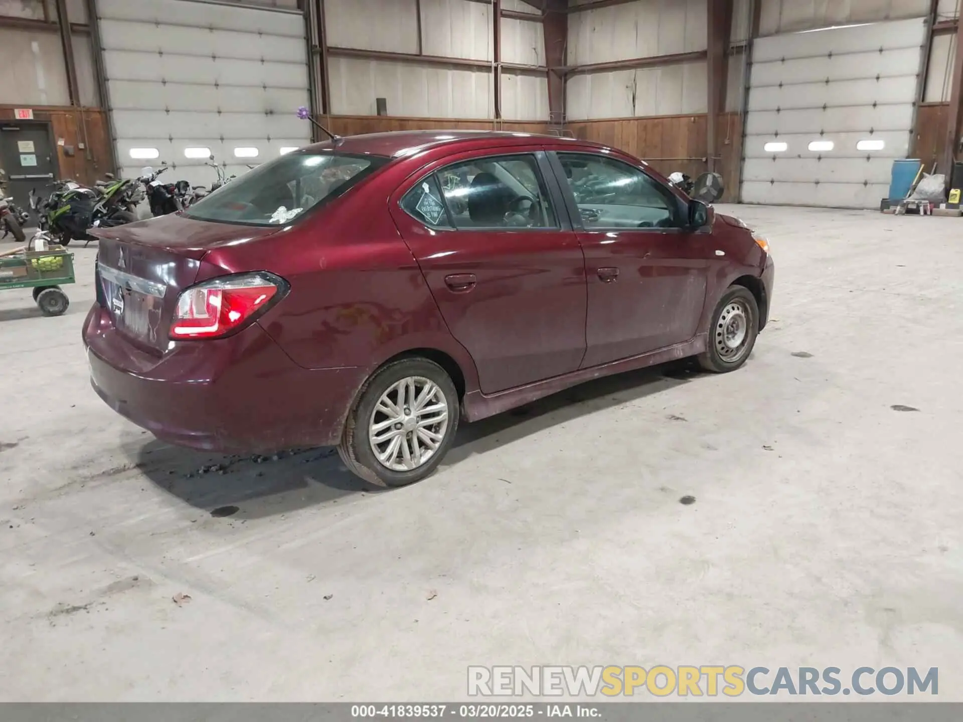 4 Photograph of a damaged car ML32FUFJ9MHF03800 MITSUBISHI MIRAGE G4 2021