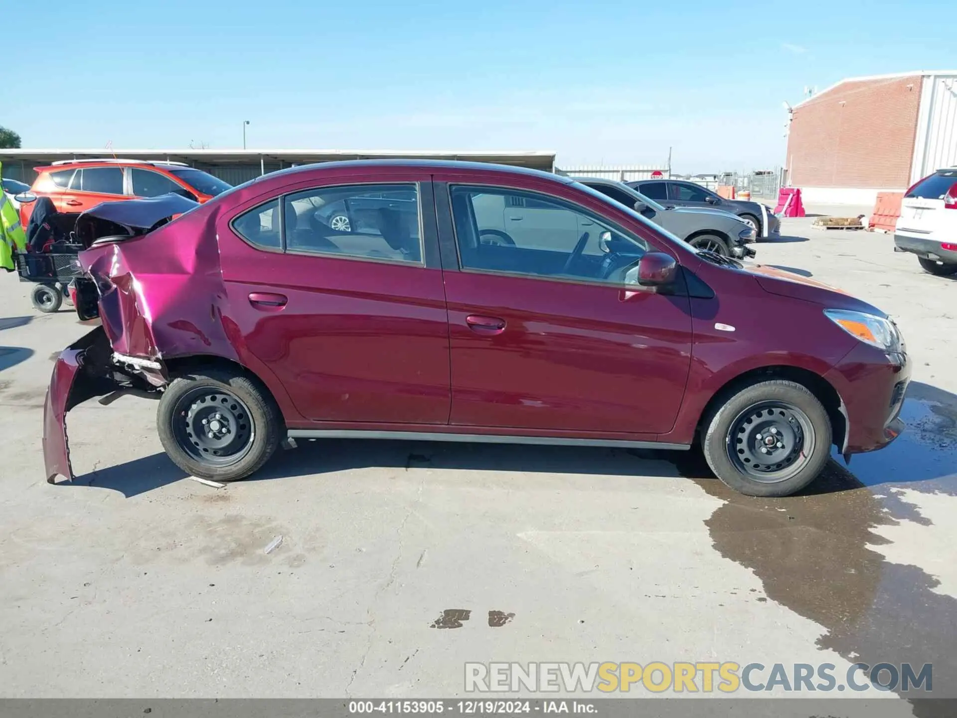 14 Фотография поврежденного автомобиля ML32FUFJ2NHF03767 MITSUBISHI MIRAGE G4 2022