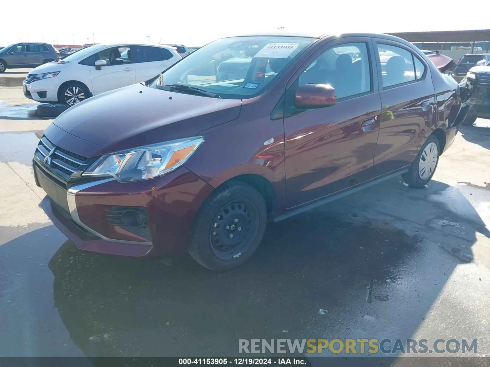 2 Фотография поврежденного автомобиля ML32FUFJ2NHF03767 MITSUBISHI MIRAGE G4 2022
