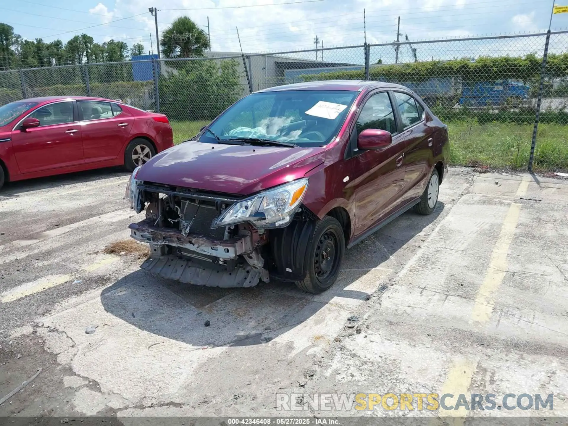 2 Фотография поврежденного автомобиля ML32FUFJ2NHF06037 MITSUBISHI MIRAGE G4 2022
