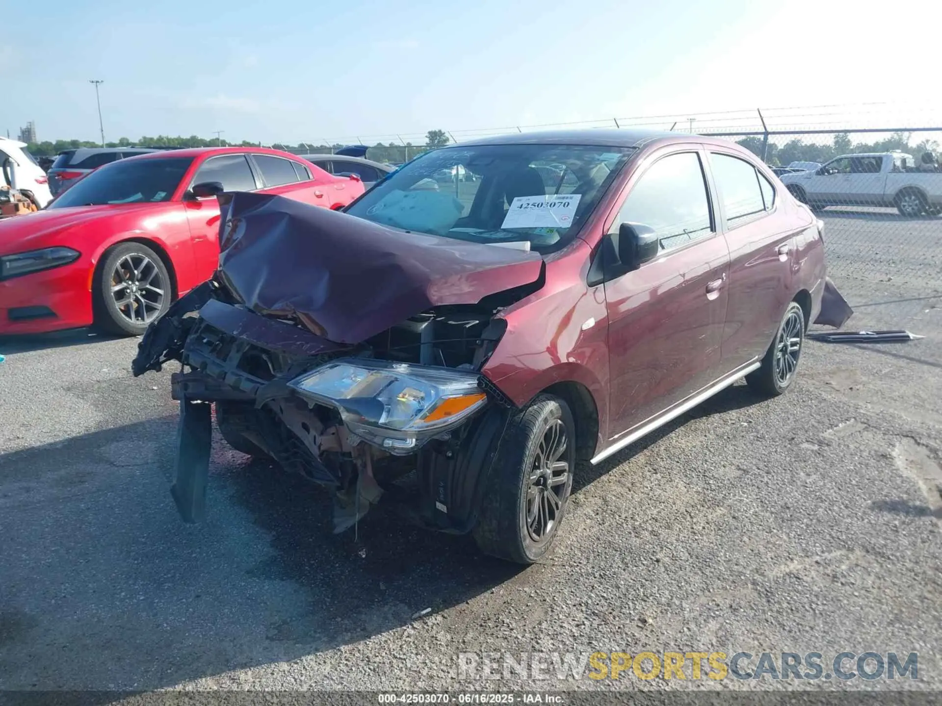 2 Фотография поврежденного автомобиля ML32FUFJ2NHF08287 MITSUBISHI MIRAGE G4 2022