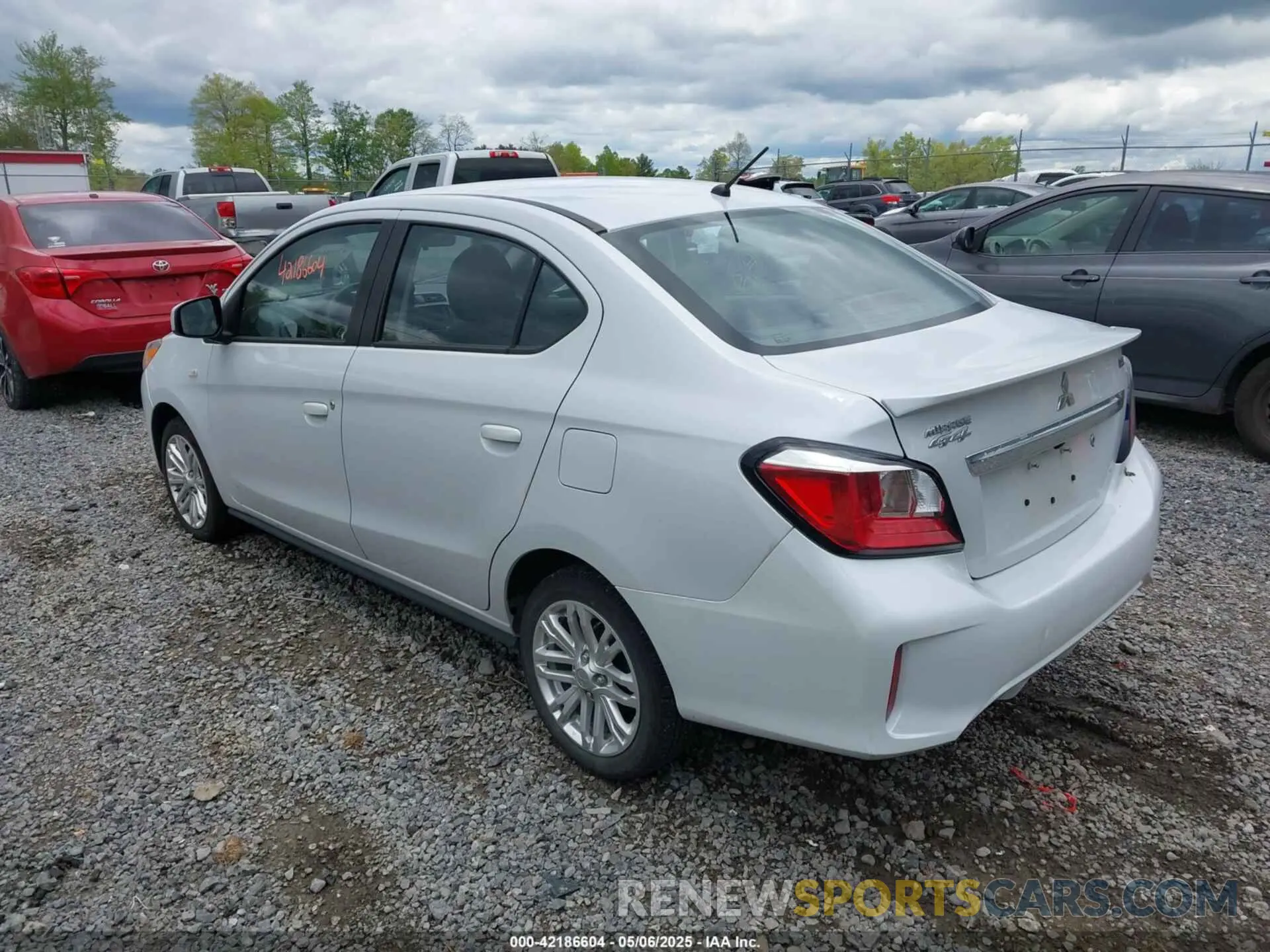 3 Photograph of a damaged car ML32FUFJ2NHF08788 MITSUBISHI MIRAGE G4 2022