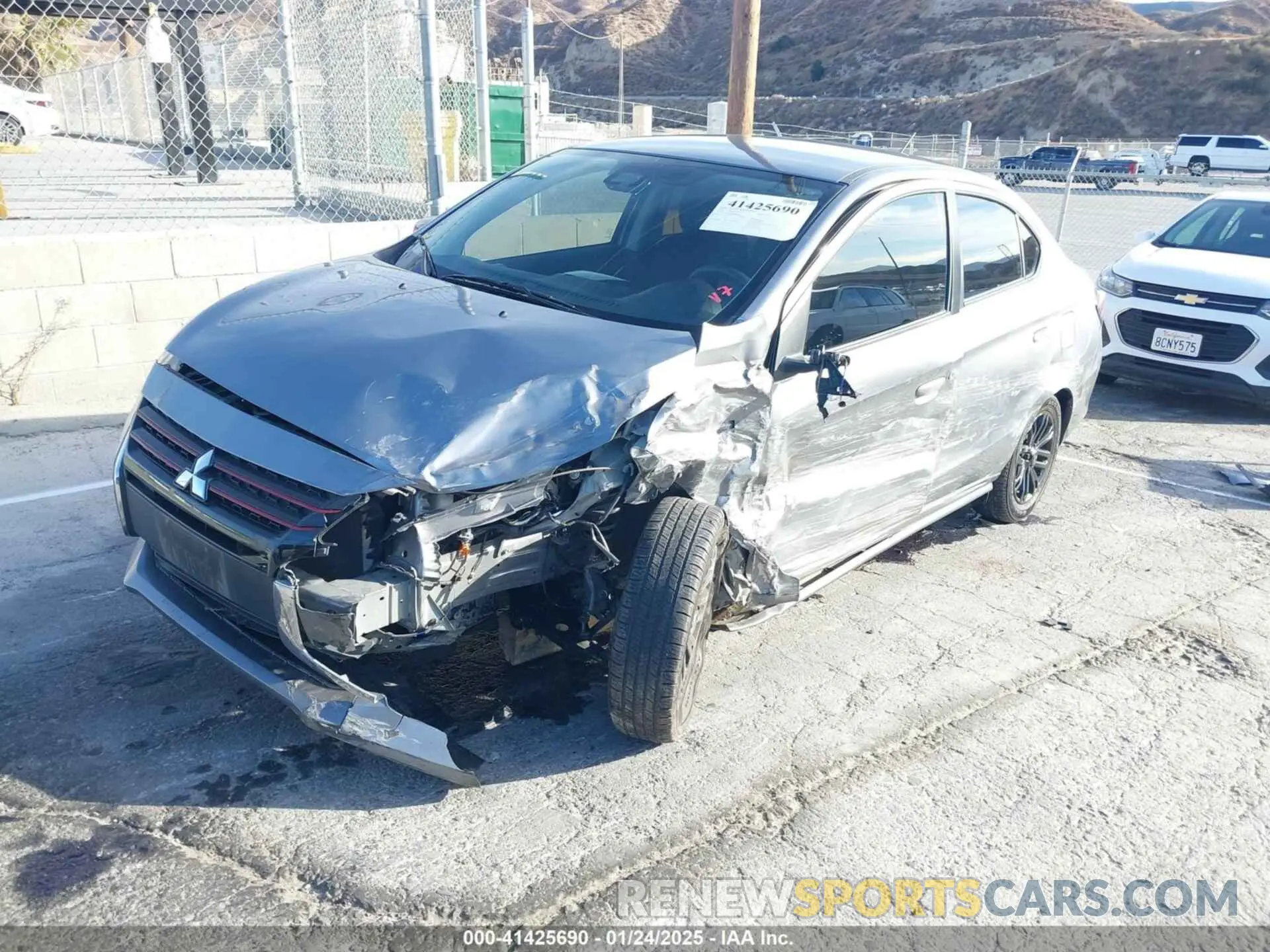 2 Фотография поврежденного автомобиля ML32FUFJ5NHF03312 MITSUBISHI MIRAGE G4 2022