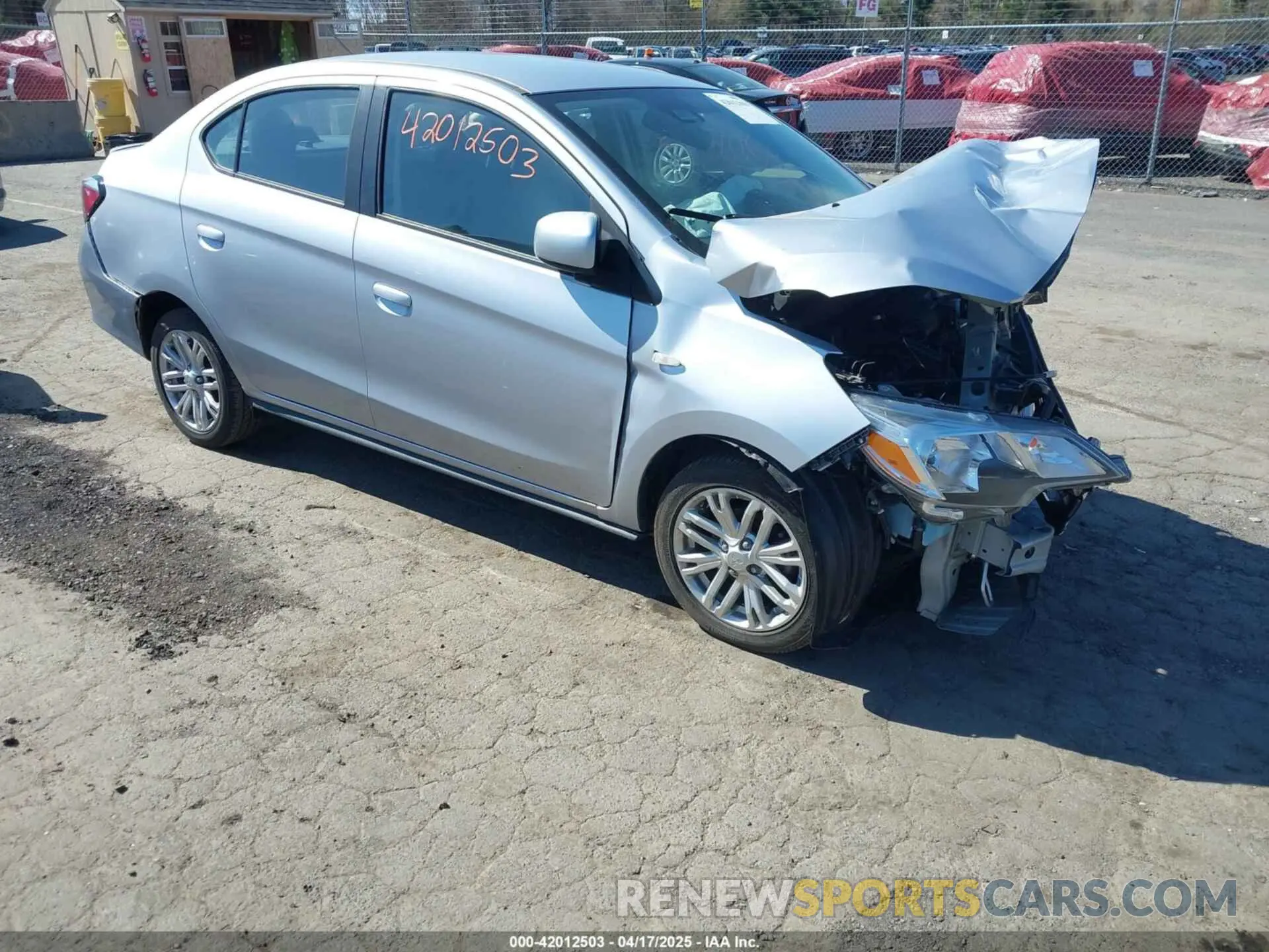 1 Фотография поврежденного автомобиля ML32FUFJ7NHF03957 MITSUBISHI MIRAGE G4 2022