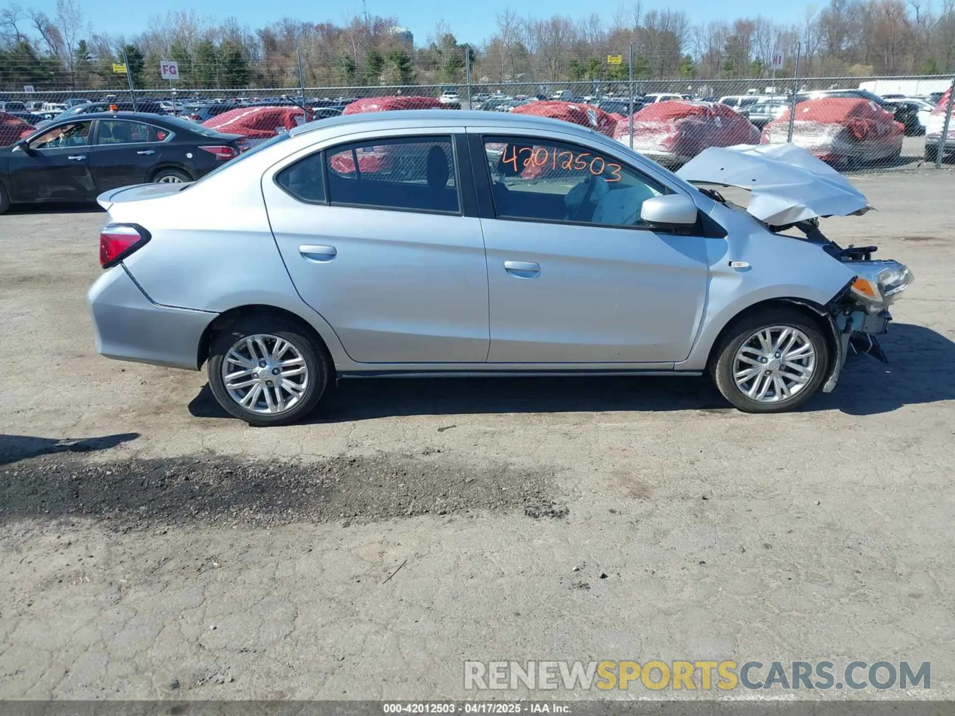 13 Фотография поврежденного автомобиля ML32FUFJ7NHF03957 MITSUBISHI MIRAGE G4 2022