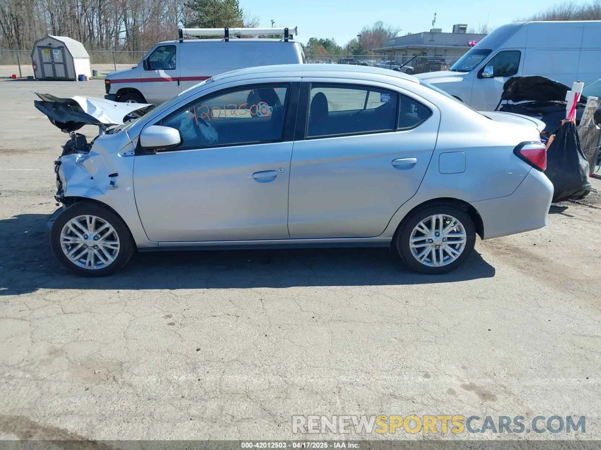 14 Фотография поврежденного автомобиля ML32FUFJ7NHF03957 MITSUBISHI MIRAGE G4 2022