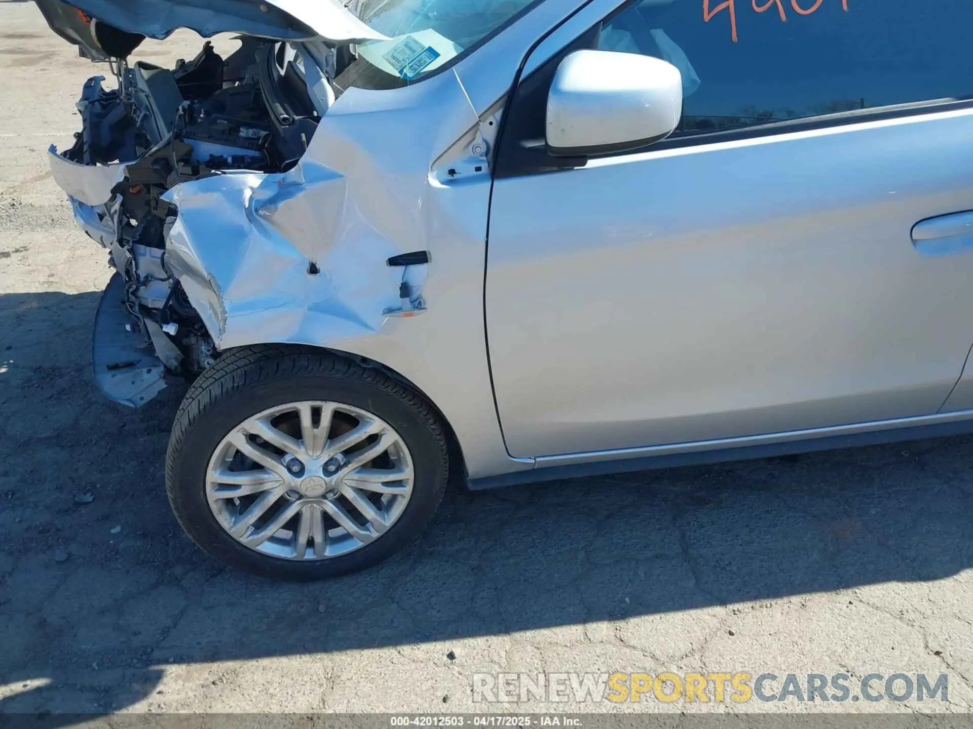 17 Фотография поврежденного автомобиля ML32FUFJ7NHF03957 MITSUBISHI MIRAGE G4 2022