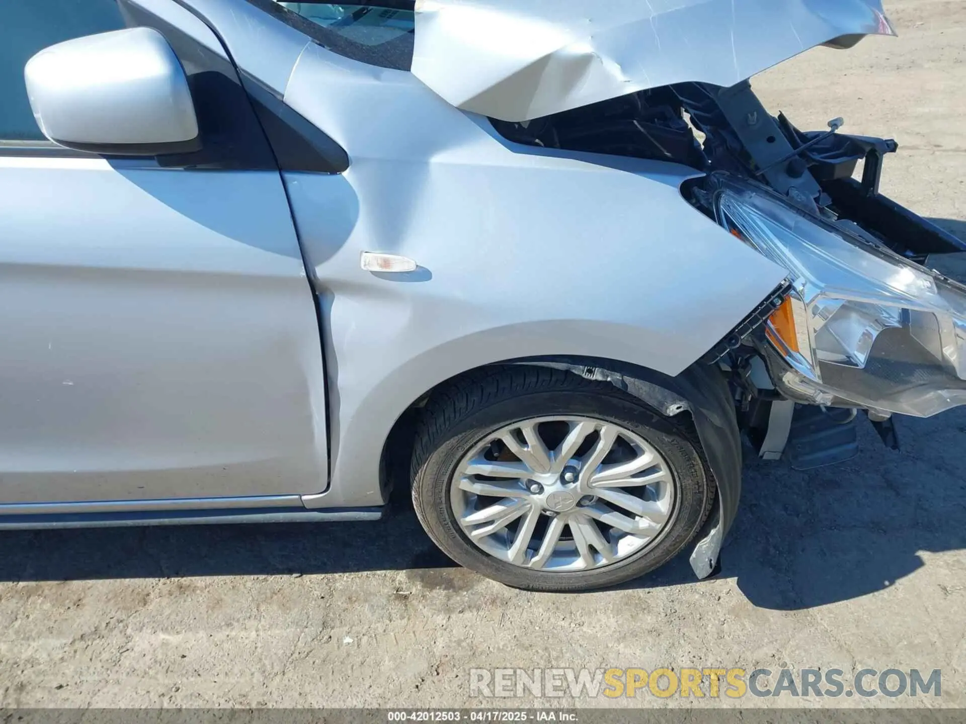 19 Фотография поврежденного автомобиля ML32FUFJ7NHF03957 MITSUBISHI MIRAGE G4 2022