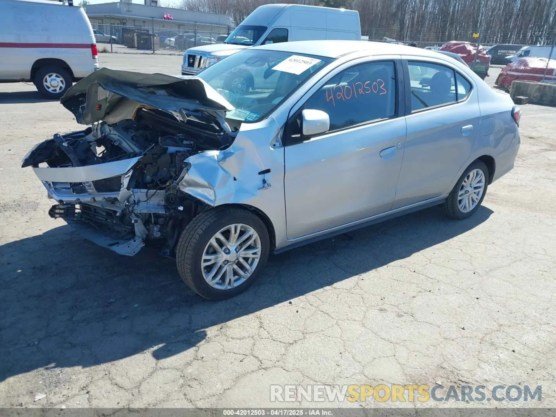 2 Фотография поврежденного автомобиля ML32FUFJ7NHF03957 MITSUBISHI MIRAGE G4 2022