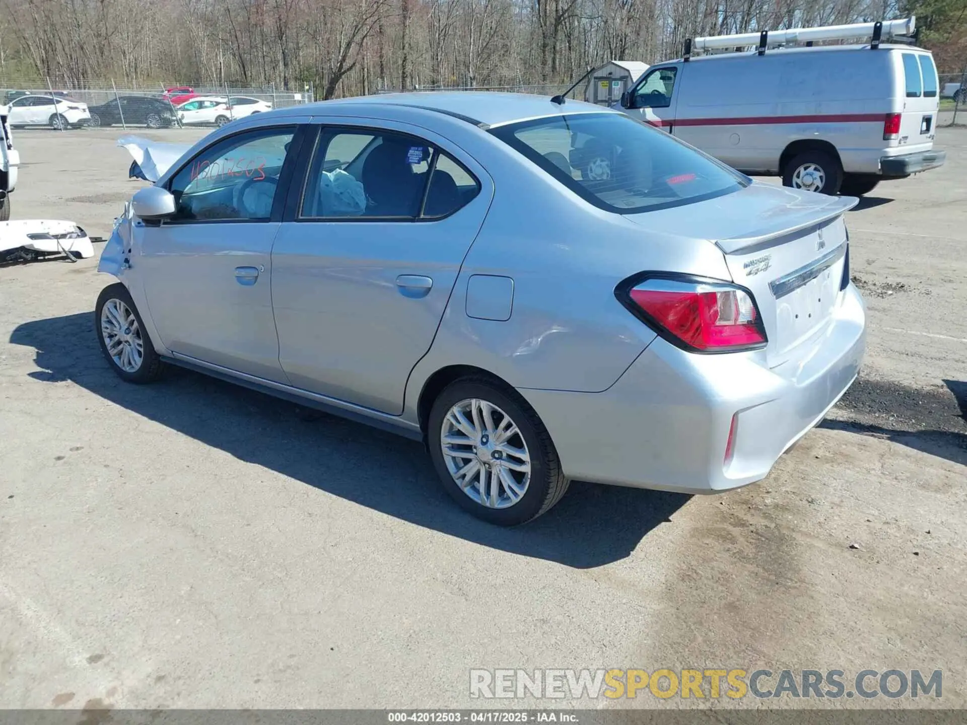 3 Фотография поврежденного автомобиля ML32FUFJ7NHF03957 MITSUBISHI MIRAGE G4 2022