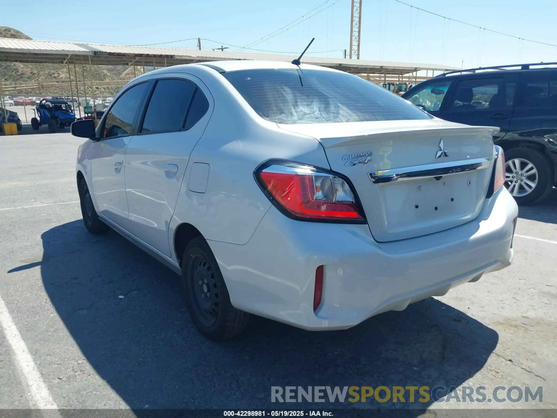 3 Photograph of a damaged car ML32FUFJ7NHF09676 MITSUBISHI MIRAGE G4 2022