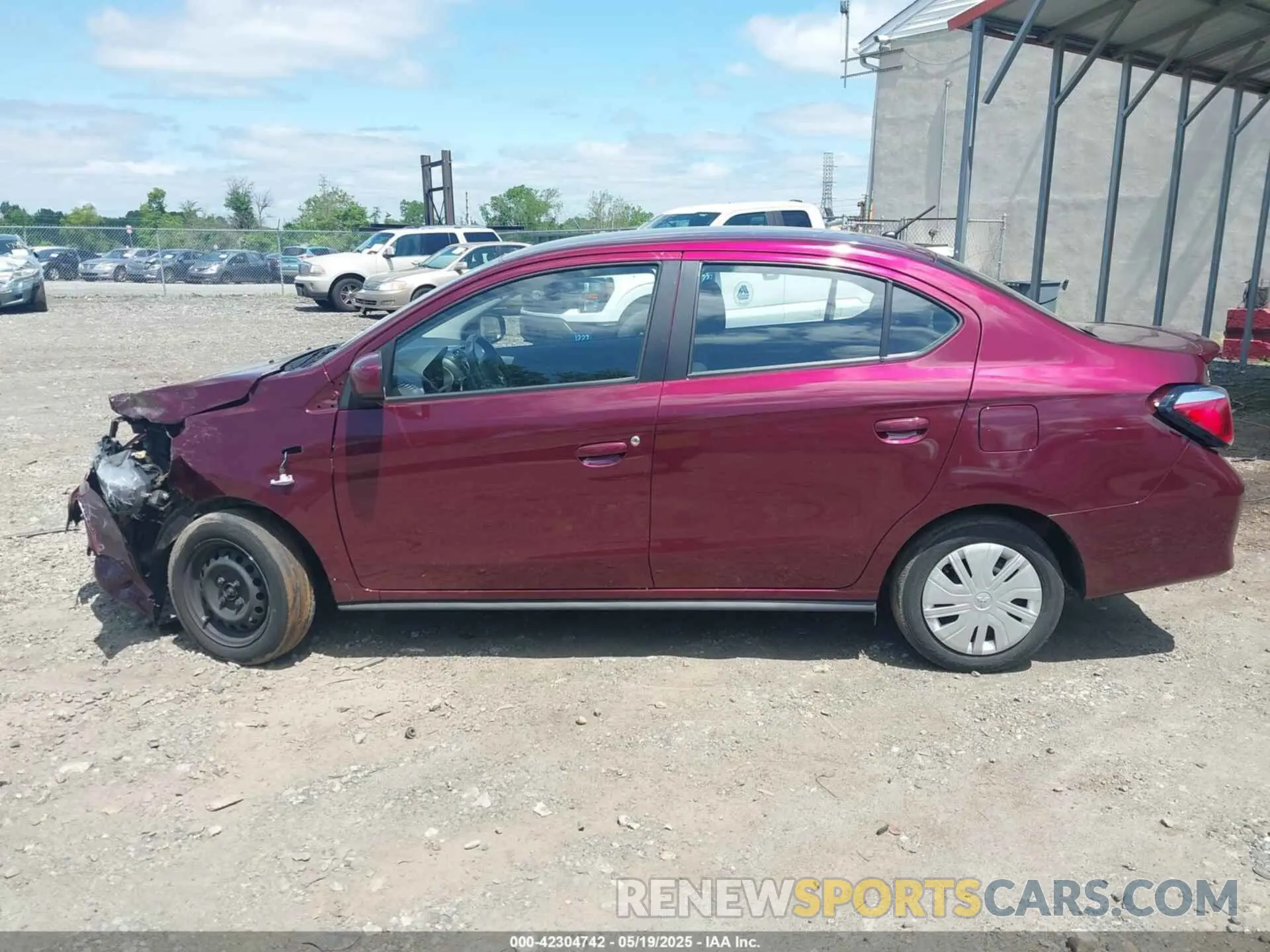 14 Photograph of a damaged car ML32FUFJ0PHF01177 MITSUBISHI MIRAGE G4 2023
