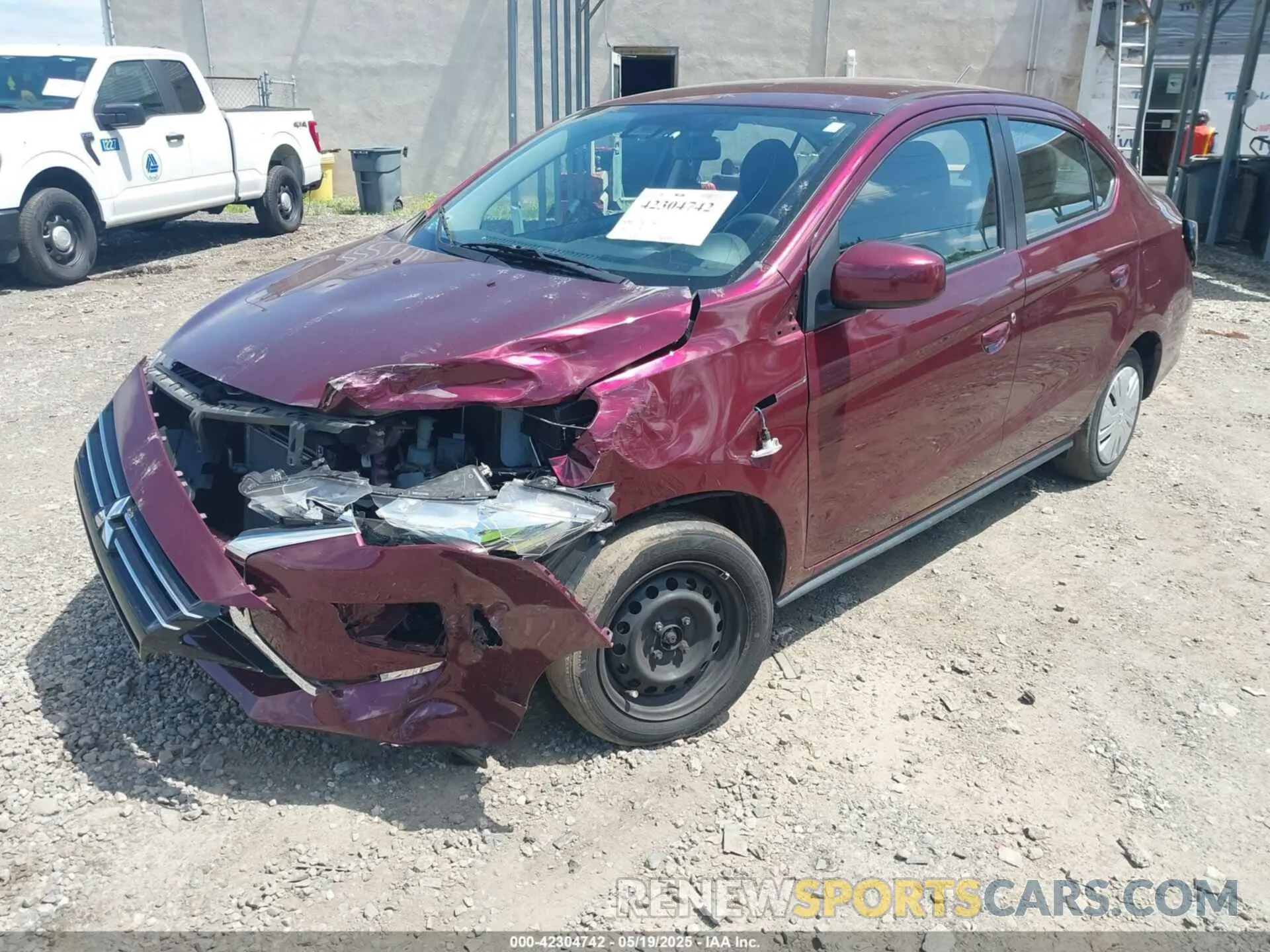 2 Photograph of a damaged car ML32FUFJ0PHF01177 MITSUBISHI MIRAGE G4 2023