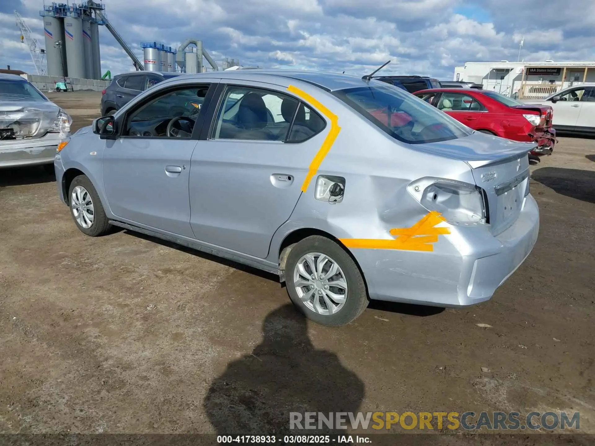 3 Photograph of a damaged car ML32FUFJ0PHF02376 MITSUBISHI MIRAGE G4 2023