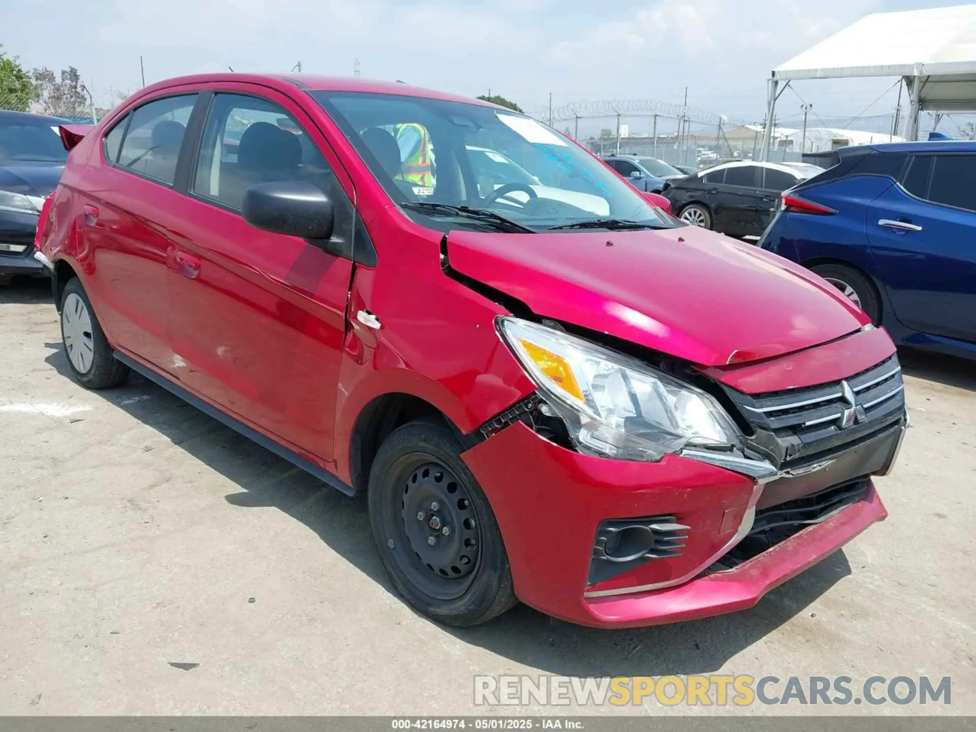 1 Фотография поврежденного автомобиля ML32FUFJ1PHF06114 MITSUBISHI MIRAGE G4 2023