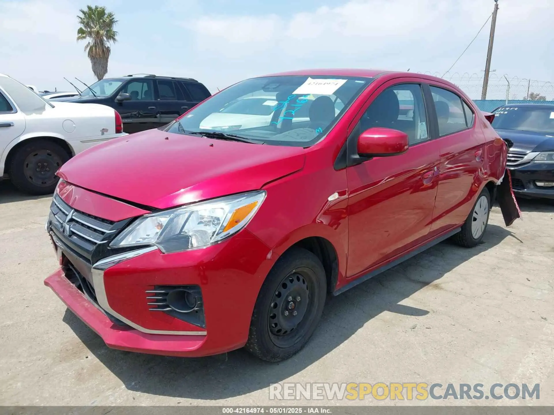 2 Фотография поврежденного автомобиля ML32FUFJ1PHF06114 MITSUBISHI MIRAGE G4 2023