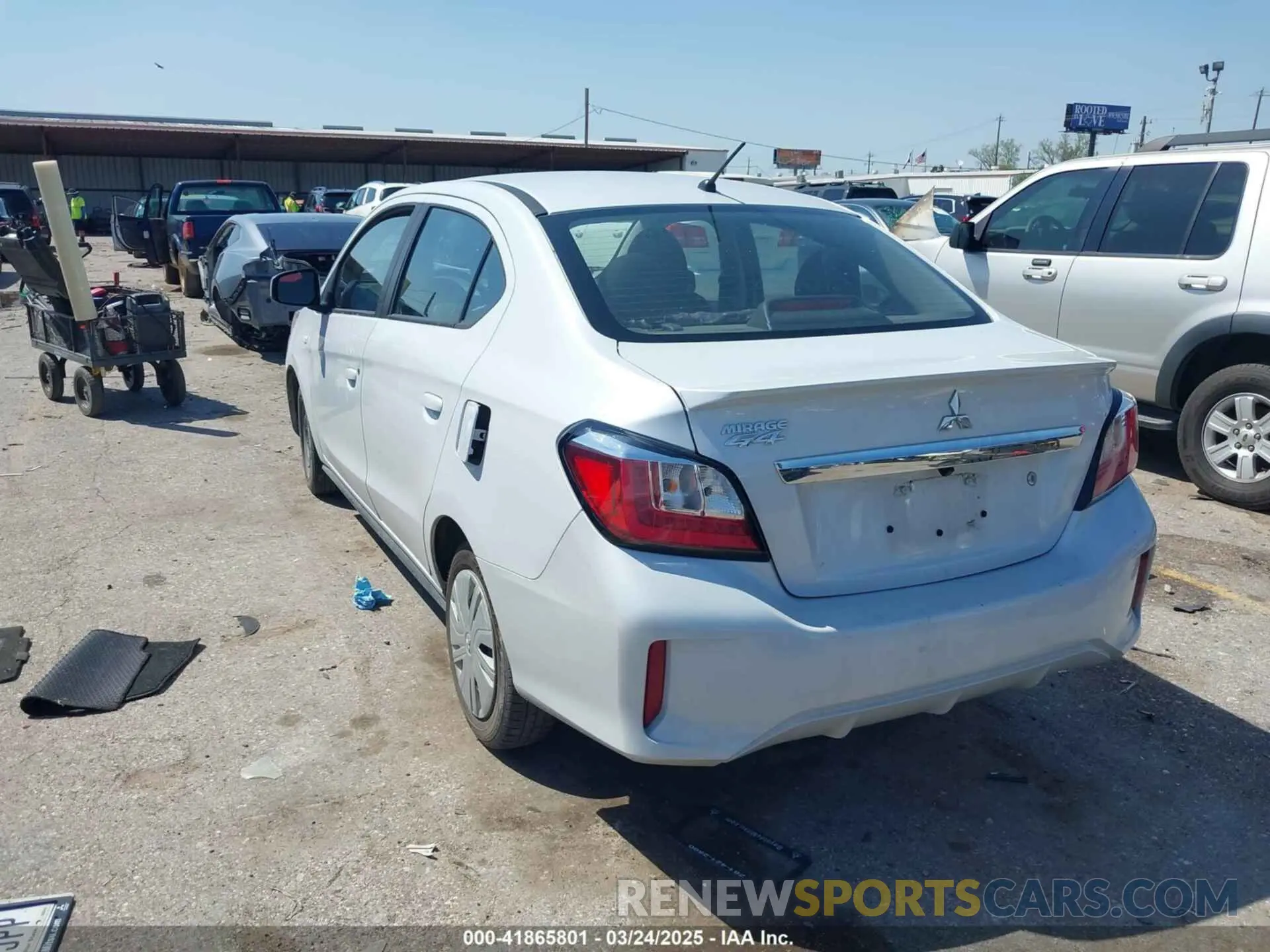 3 Фотография поврежденного автомобиля ML32FUFJ3PHF01688 MITSUBISHI MIRAGE G4 2023