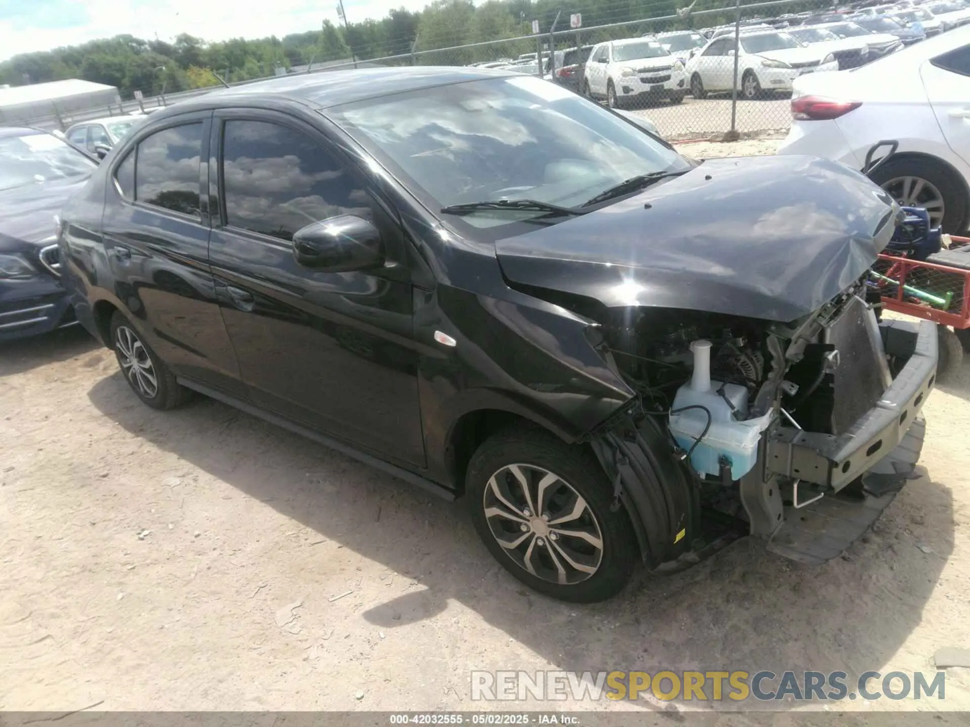 1 Photograph of a damaged car ML32FUFJ5PHF01742 MITSUBISHI MIRAGE G4 2023