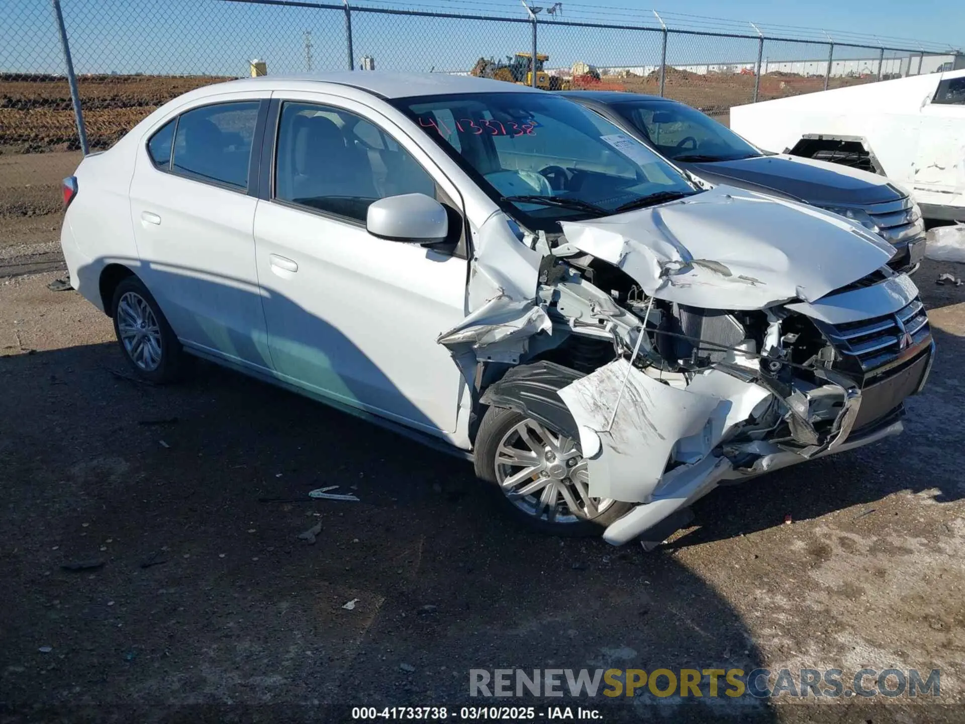 1 Photograph of a damaged car ML32FUFJ5PHF03197 MITSUBISHI MIRAGE G4 2023