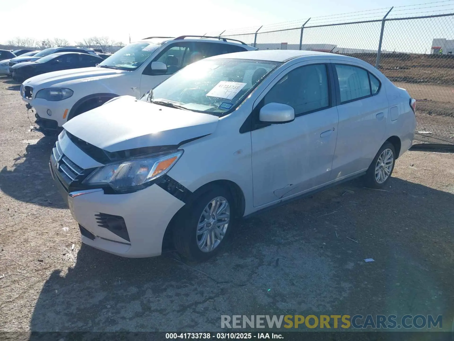 2 Photograph of a damaged car ML32FUFJ5PHF03197 MITSUBISHI MIRAGE G4 2023