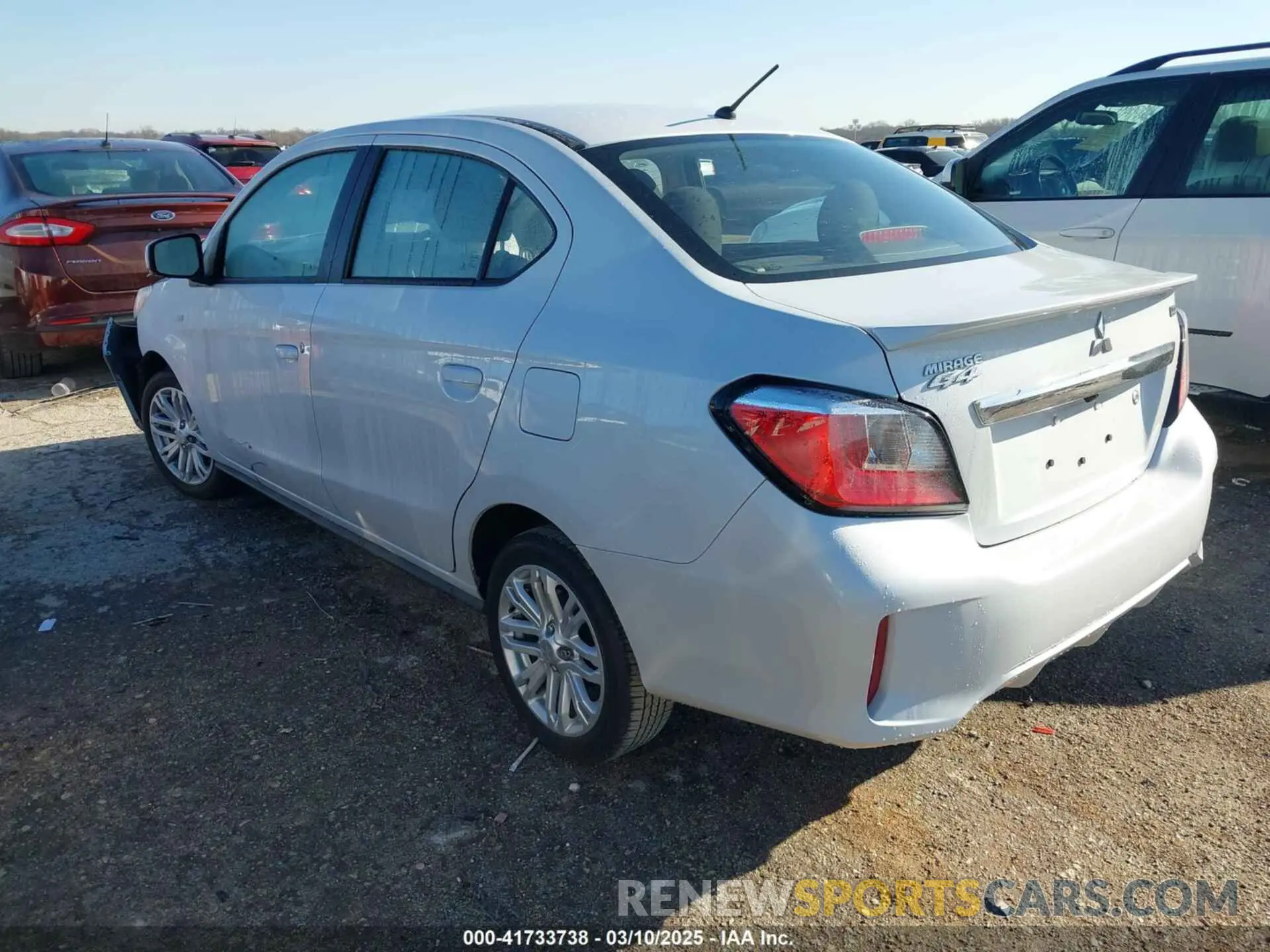 3 Photograph of a damaged car ML32FUFJ5PHF03197 MITSUBISHI MIRAGE G4 2023