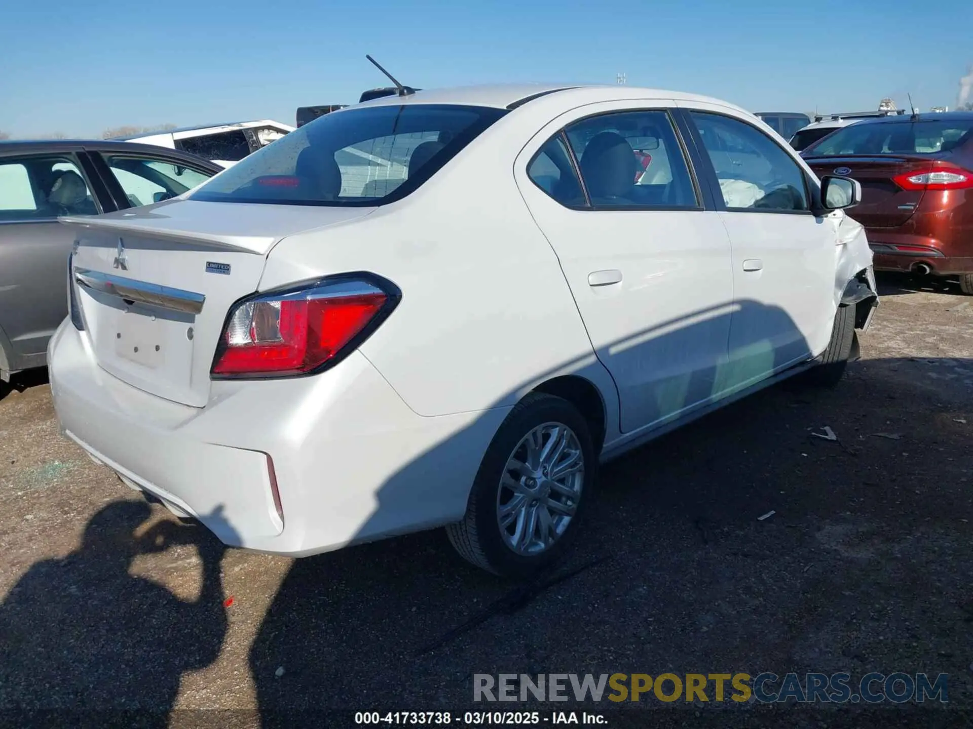 4 Photograph of a damaged car ML32FUFJ5PHF03197 MITSUBISHI MIRAGE G4 2023