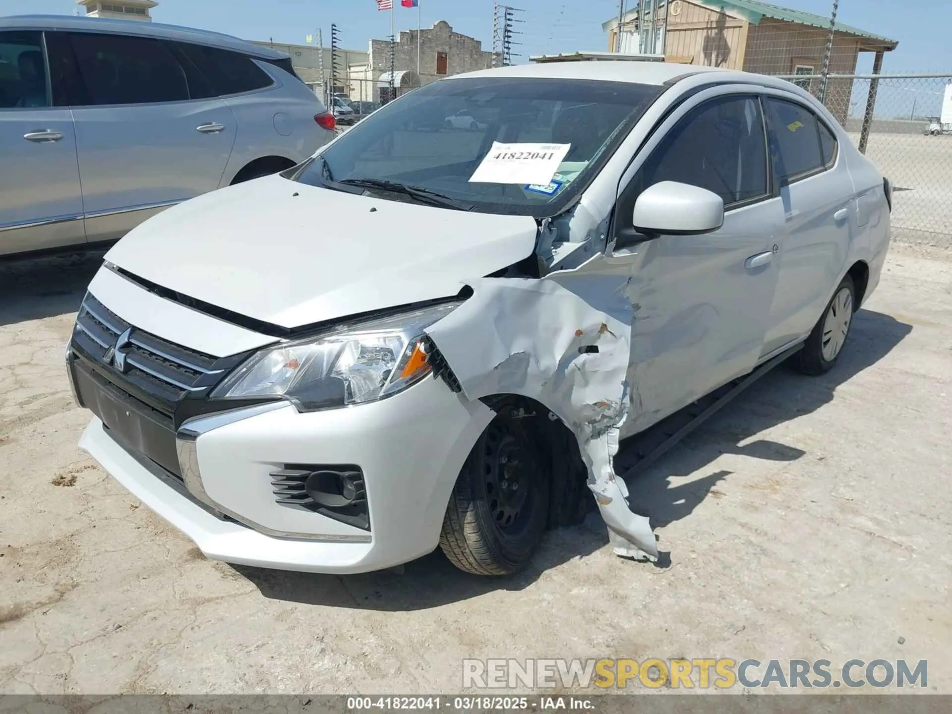 2 Photograph of a damaged car ML32FUFJ5PHF03944 MITSUBISHI MIRAGE G4 2023