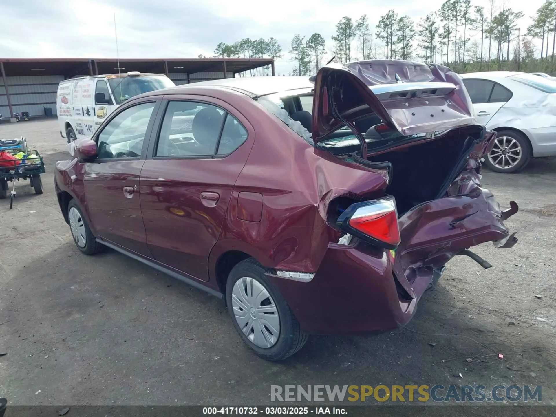 3 Фотография поврежденного автомобиля ML32FUFJ8PHF02013 MITSUBISHI MIRAGE G4 2023