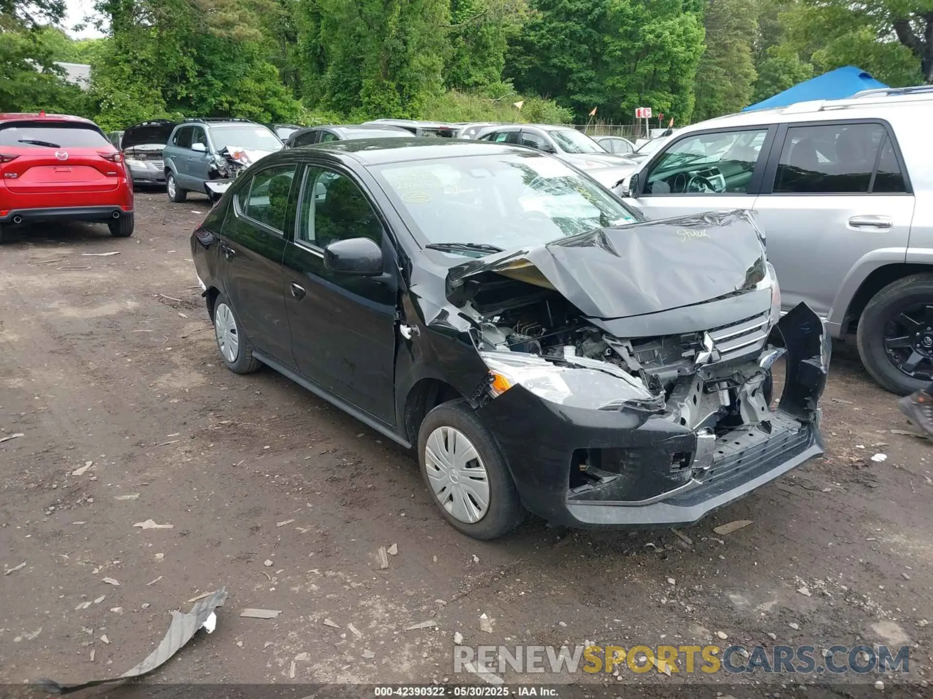 1 Фотография поврежденного автомобиля ML32FUFJ1RHF02633 MITSUBISHI MIRAGE G4 2024