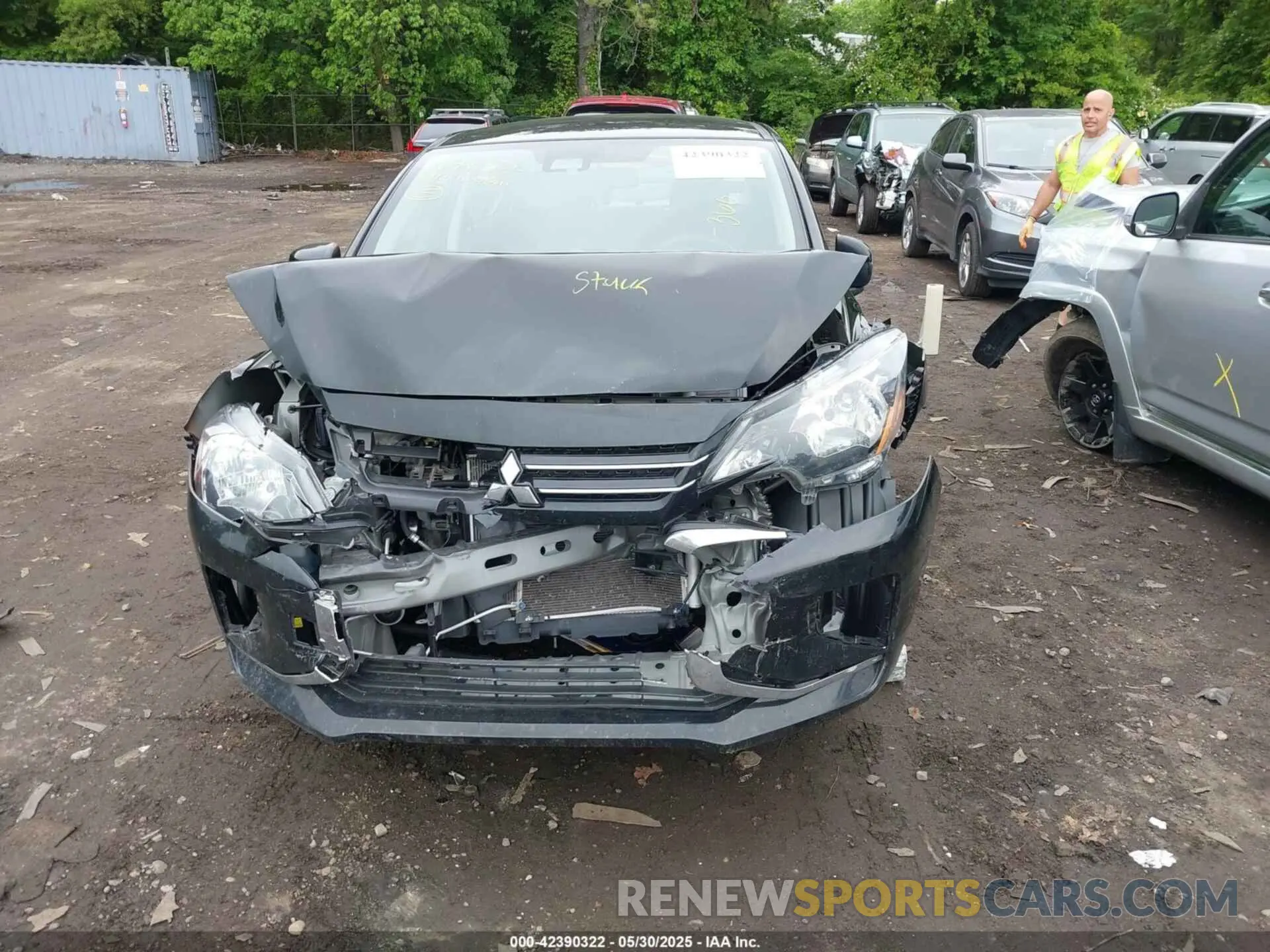 11 Фотография поврежденного автомобиля ML32FUFJ1RHF02633 MITSUBISHI MIRAGE G4 2024