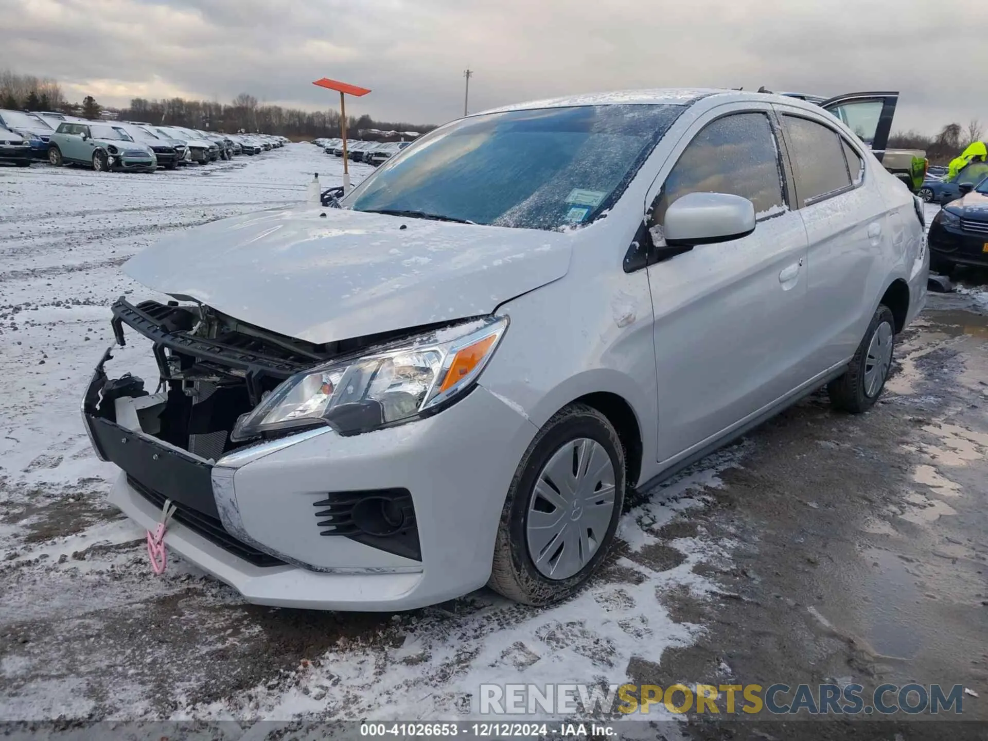 2 Photograph of a damaged car ML32FUFJ1RHF05807 MITSUBISHI MIRAGE G4 2024