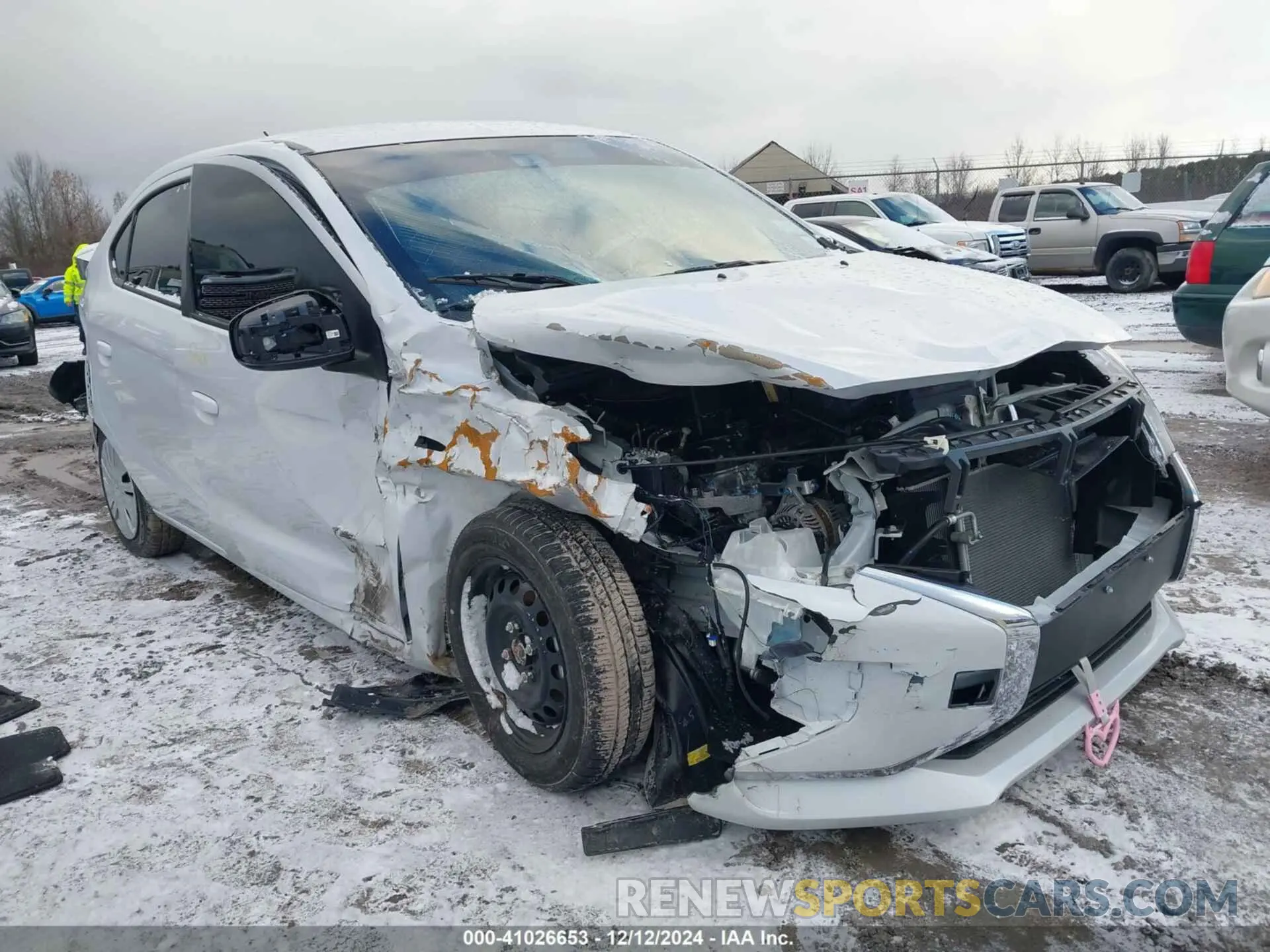 6 Photograph of a damaged car ML32FUFJ1RHF05807 MITSUBISHI MIRAGE G4 2024