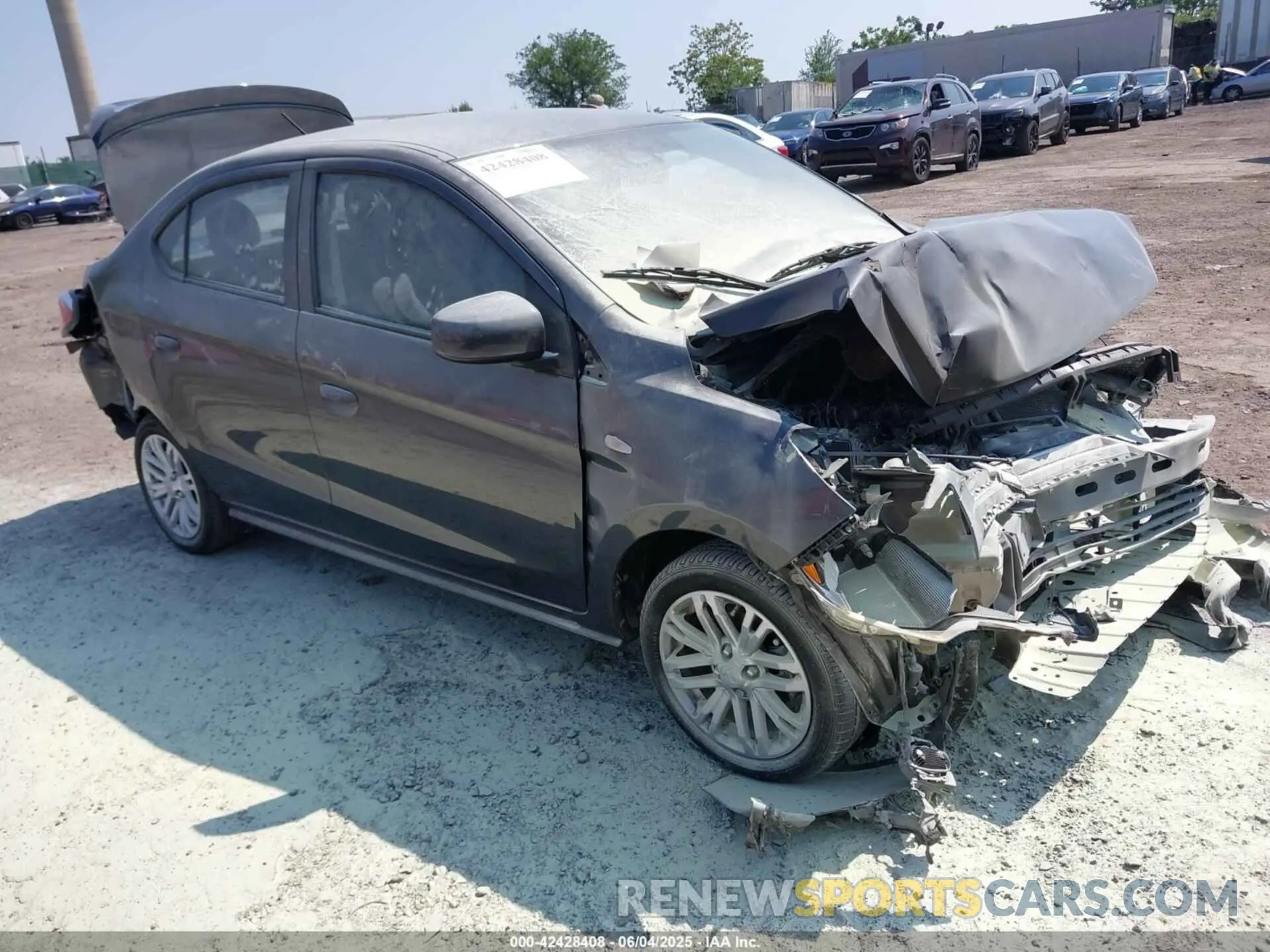1 Photograph of a damaged car ML32FUFJ1RHF15219 MITSUBISHI MIRAGE G4 2024