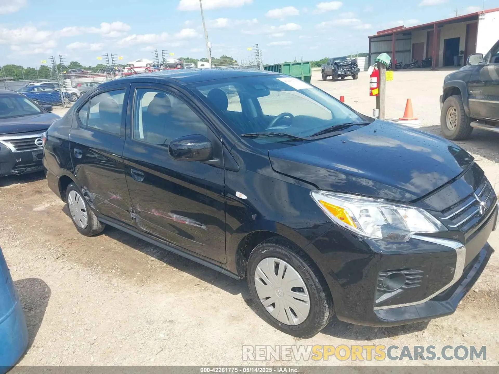 1 Photograph of a damaged car ML32FUFJ1RHF17410 MITSUBISHI MIRAGE G4 2024
