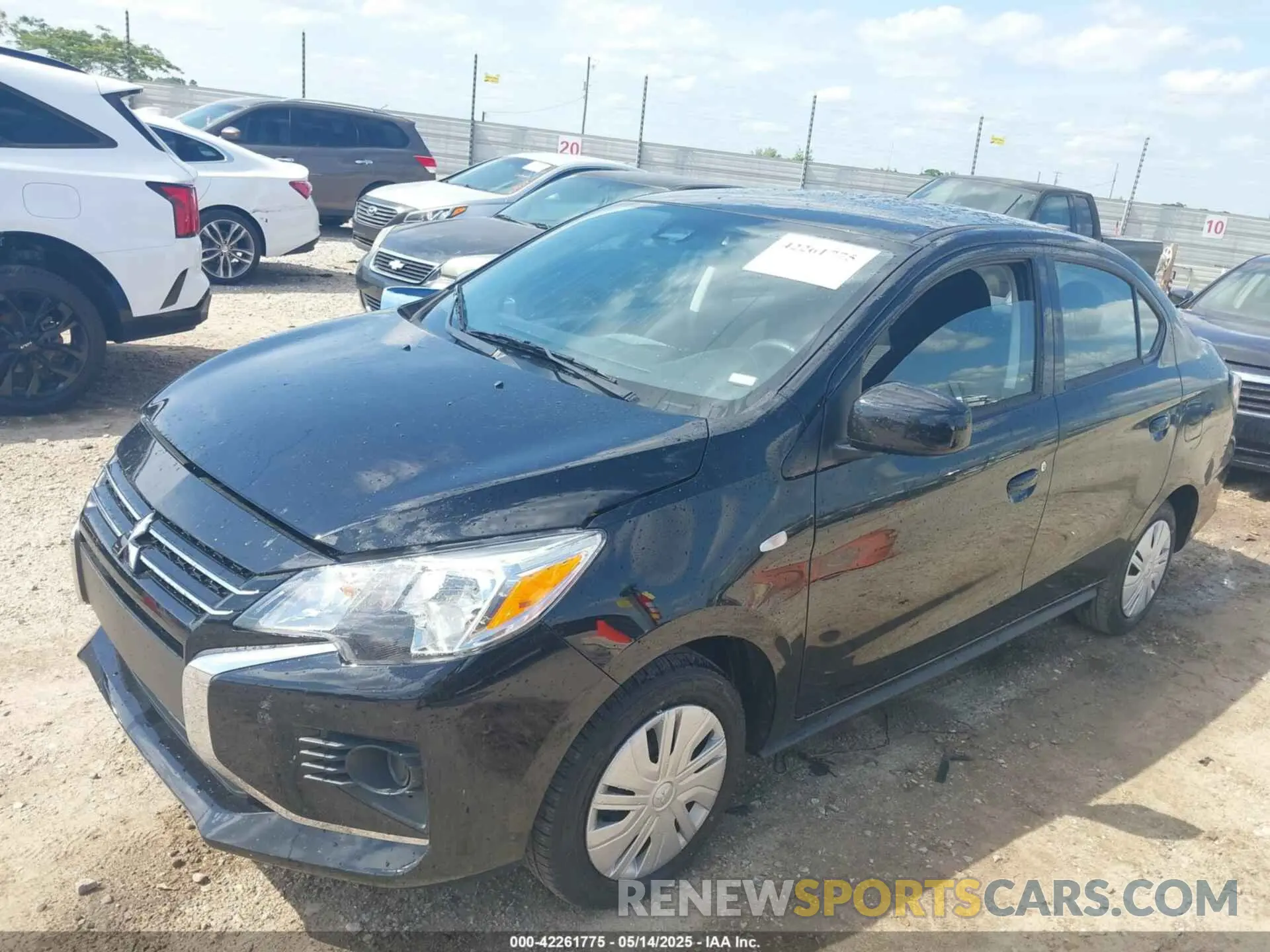 2 Photograph of a damaged car ML32FUFJ1RHF17410 MITSUBISHI MIRAGE G4 2024