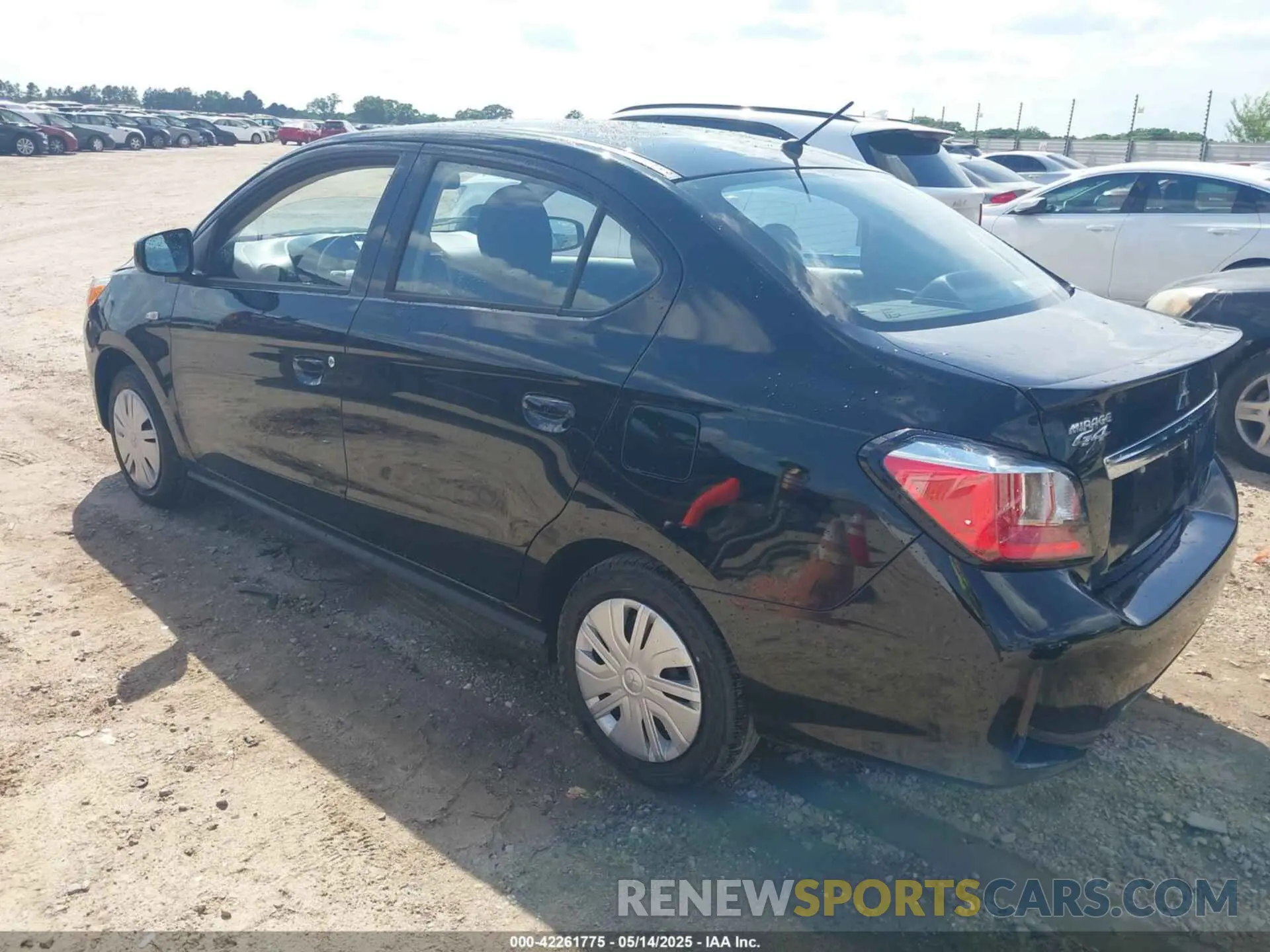 3 Photograph of a damaged car ML32FUFJ1RHF17410 MITSUBISHI MIRAGE G4 2024