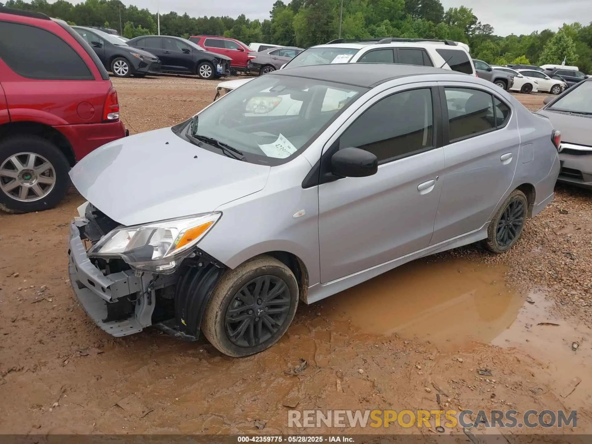 2 Photograph of a damaged car ML32FUFJ3RHF04707 MITSUBISHI MIRAGE G4 2024