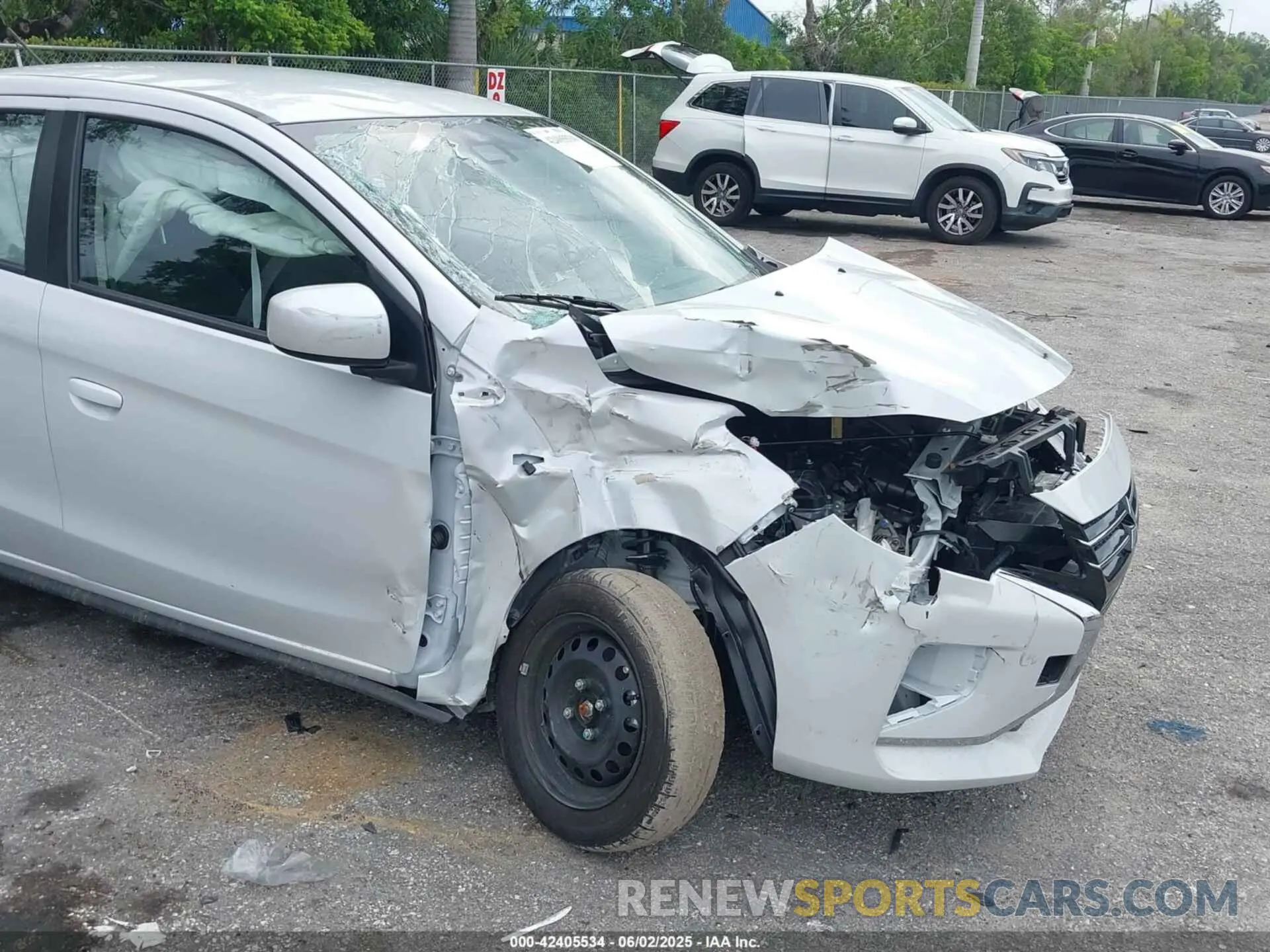 6 Photograph of a damaged car ML32FUFJ3RHF12726 MITSUBISHI MIRAGE G4 2024