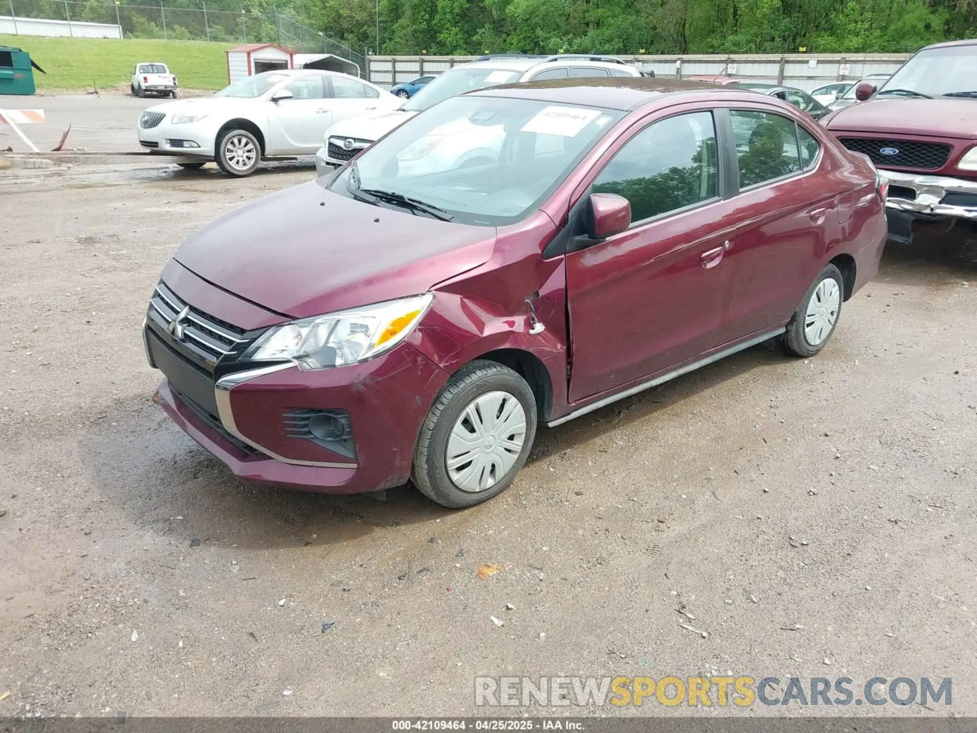 2 Photograph of a damaged car ML32FUFJ4RHF02299 MITSUBISHI MIRAGE G4 2024